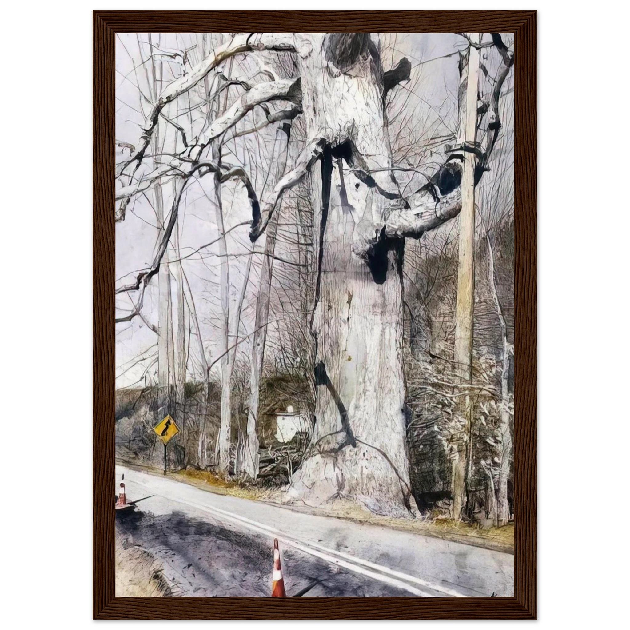 WALKING STICK Framed Poster | Andrew Wyeth Framed Prints Wall Art | Andrew Wyeth Prints