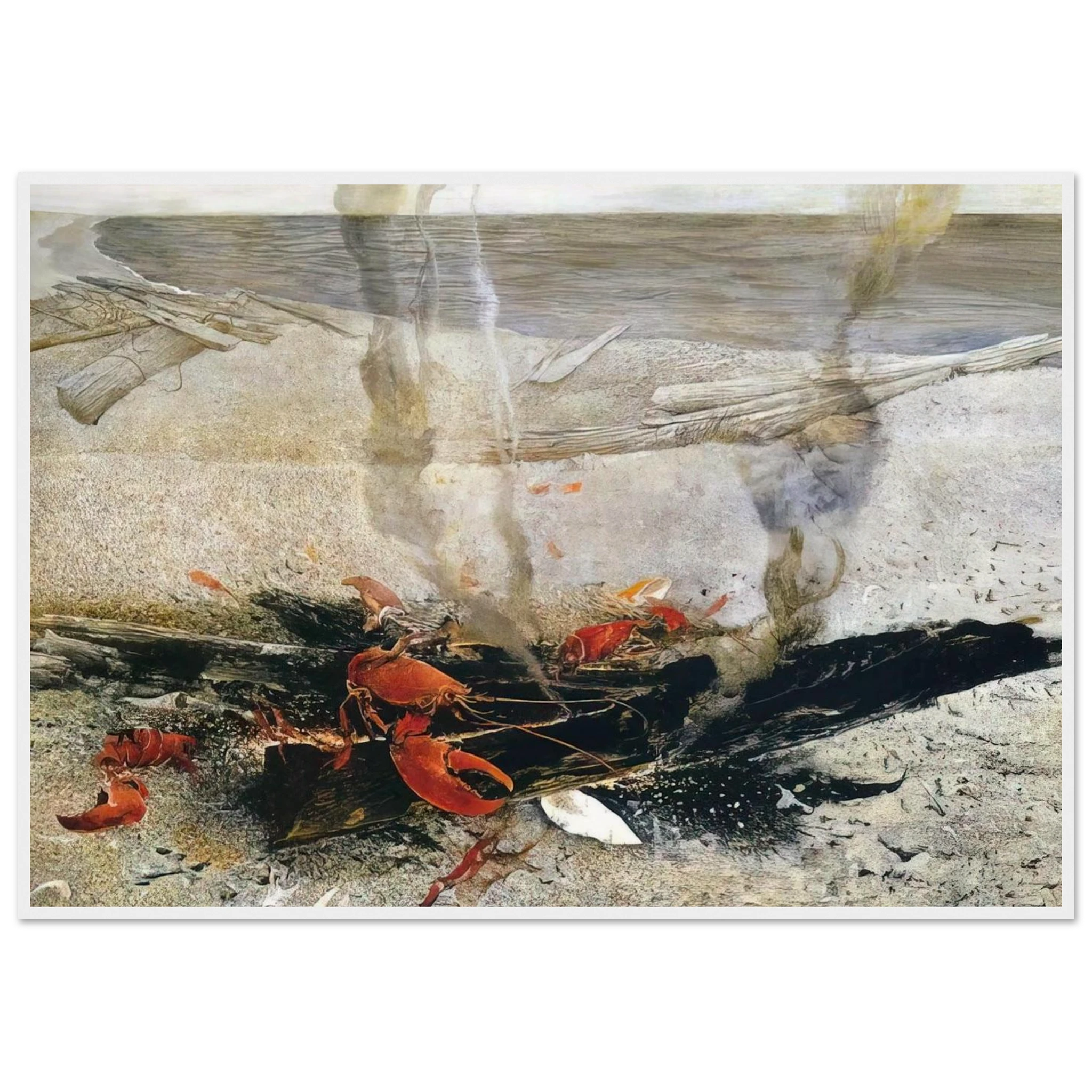 EMBERS 2000 Framed Poster | Andrew Wyeth Framed Prints Wall Art | Andrew Wyeth Prints