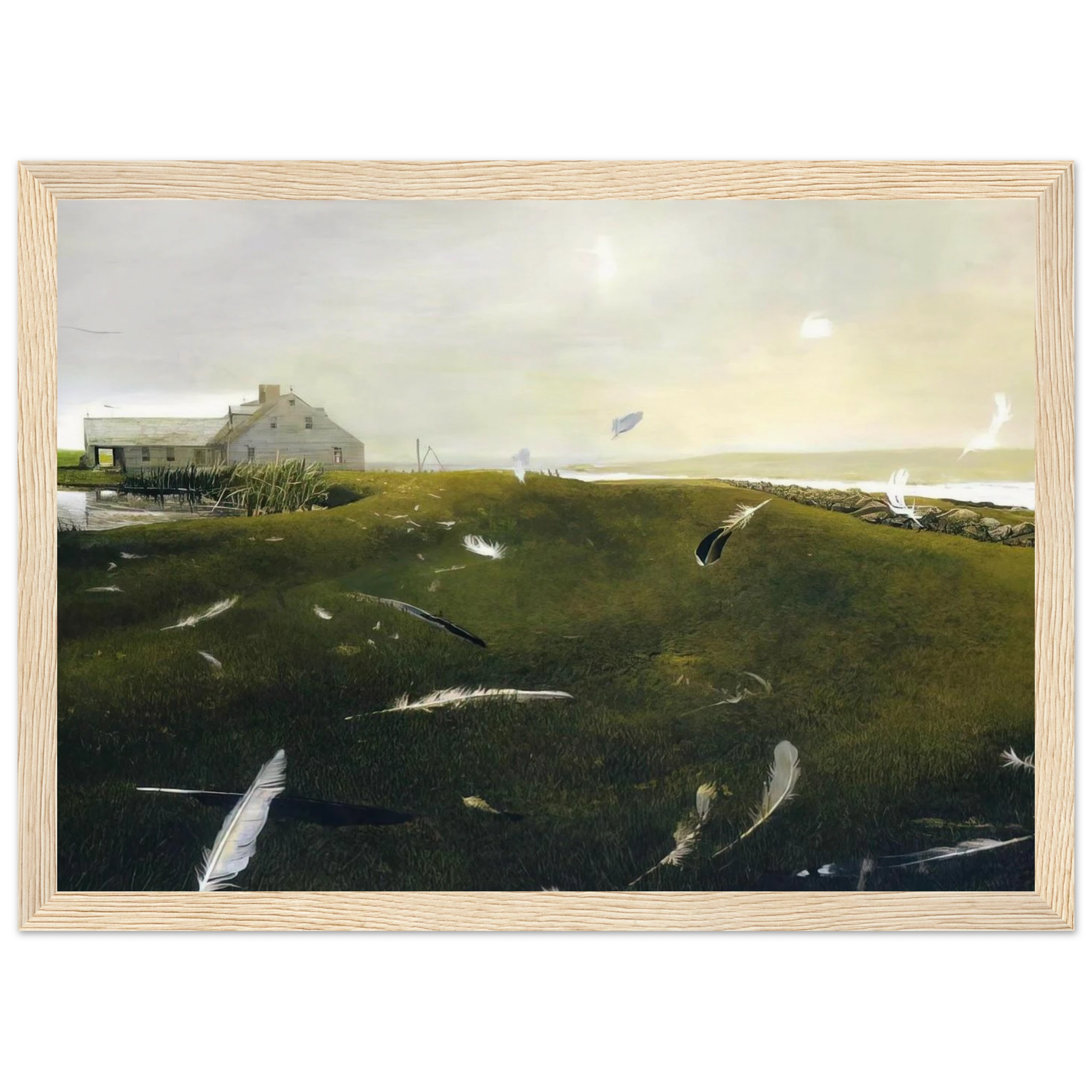 AIRBORNE Framed Poster | Andrew Wyeth Framed Prints Wall Art | Andrew Wyeth Prints