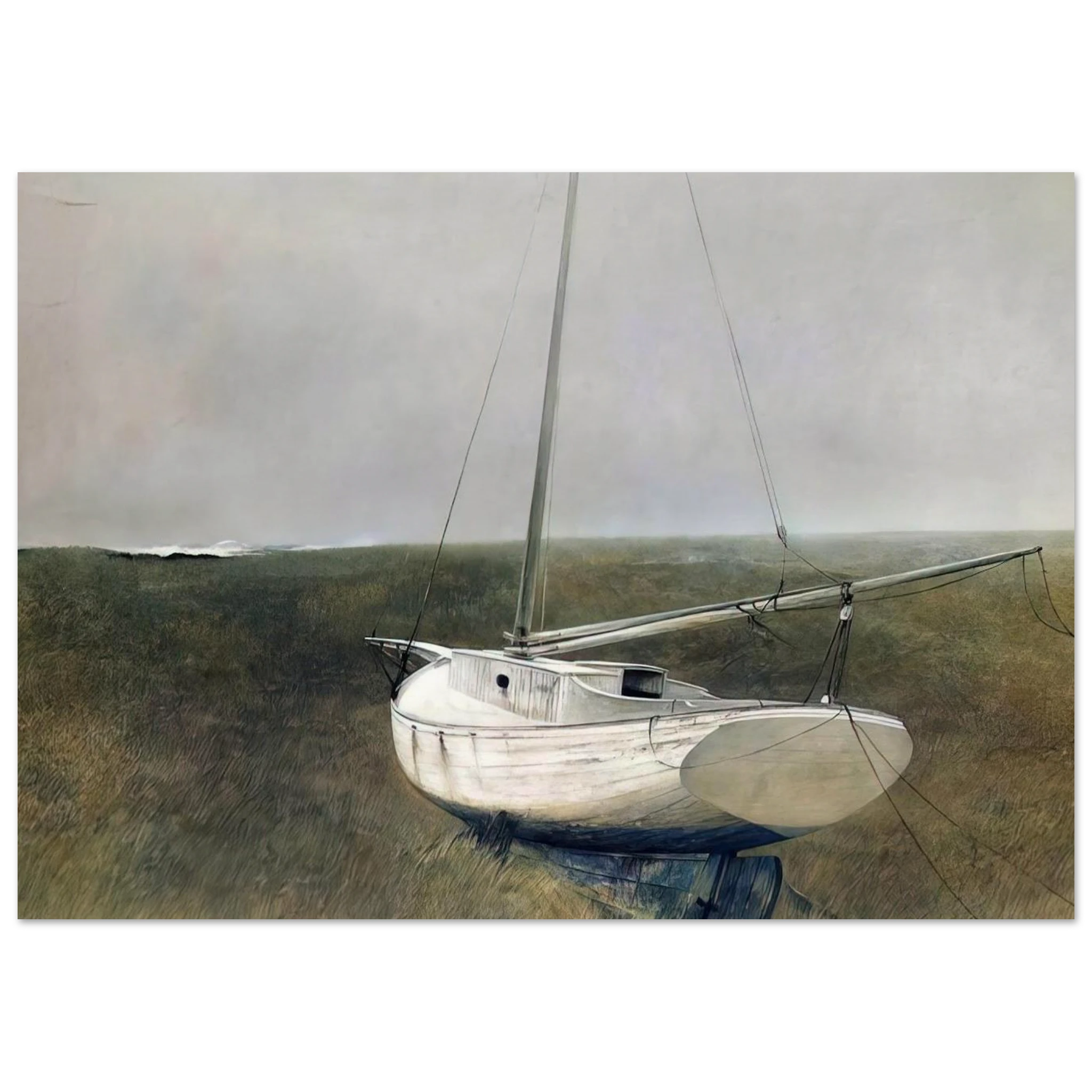 BELOW DOVER 1950 Poster | Andrew Wyeth Poster | Andrew Wyeth Prints