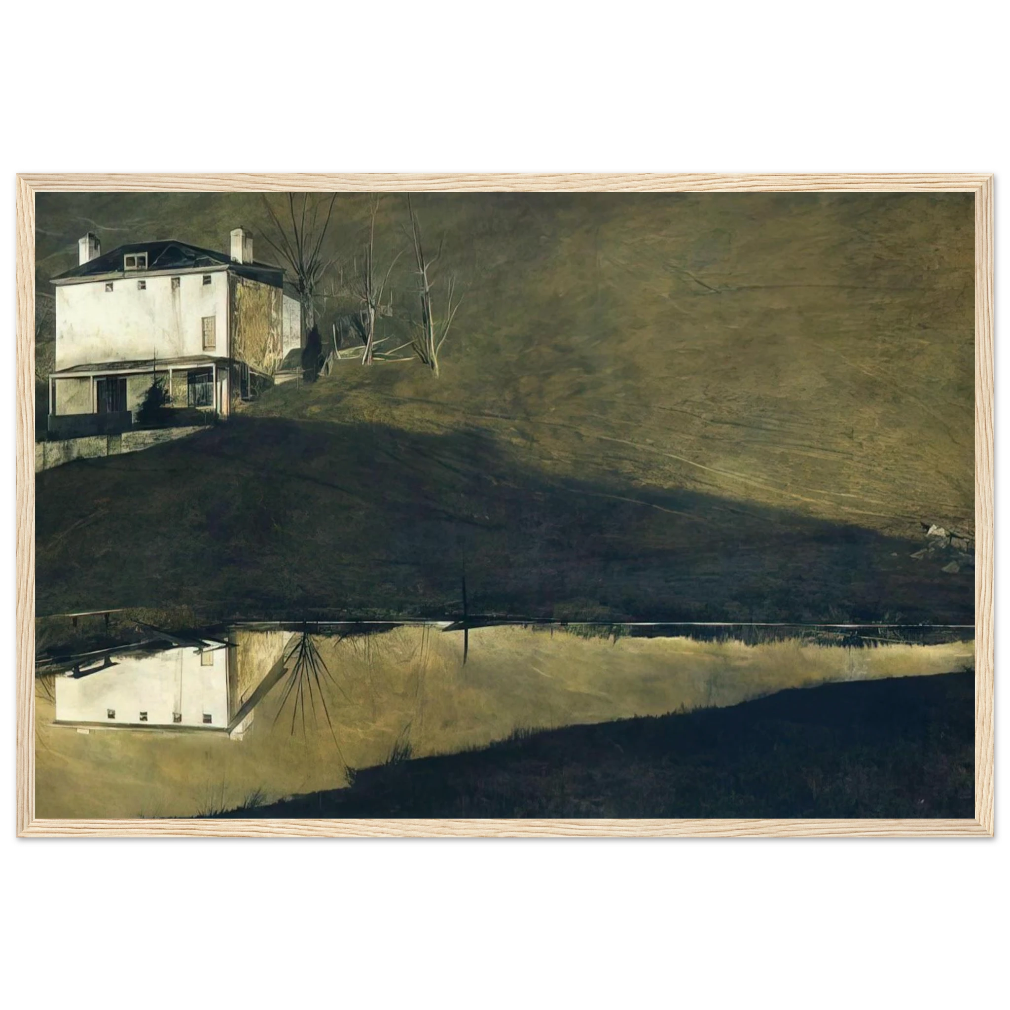 BROWN SWISS Framed Poster | Andrew Wyeth Framed Prints Wall Art | Andrew Wyeth Prints