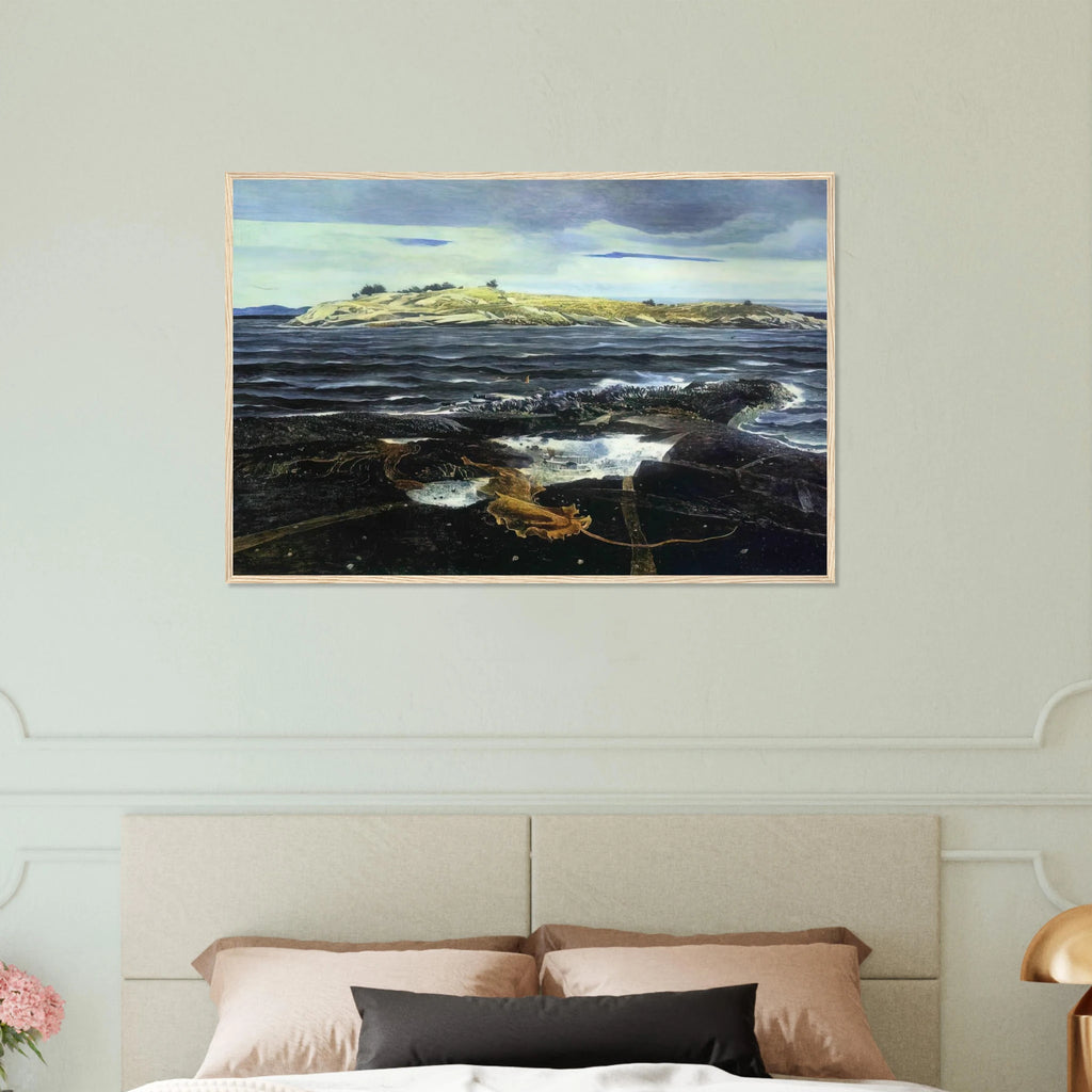 LITTLE CALDWELLS ISLAND Framed Poster | Andrew Wyeth Framed Prints Wall Art | Andrew Wyeth Prints