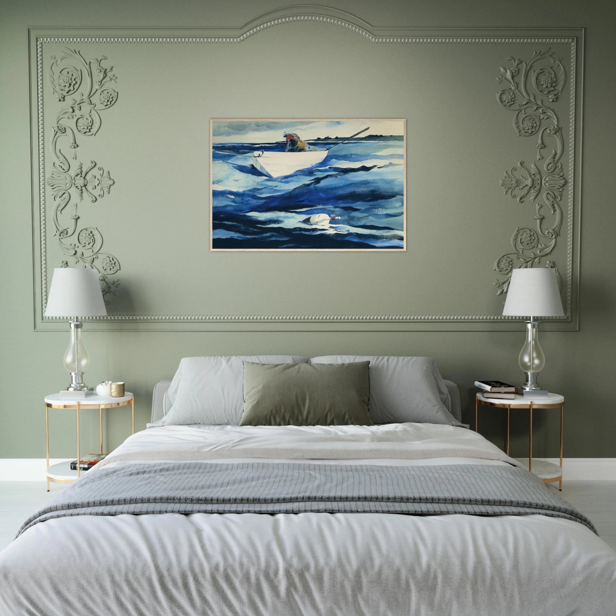 THE LOBSTERMAN Framed Poster | Andrew Wyeth Framed Prints Wall Art | Andrew Wyeth Prints