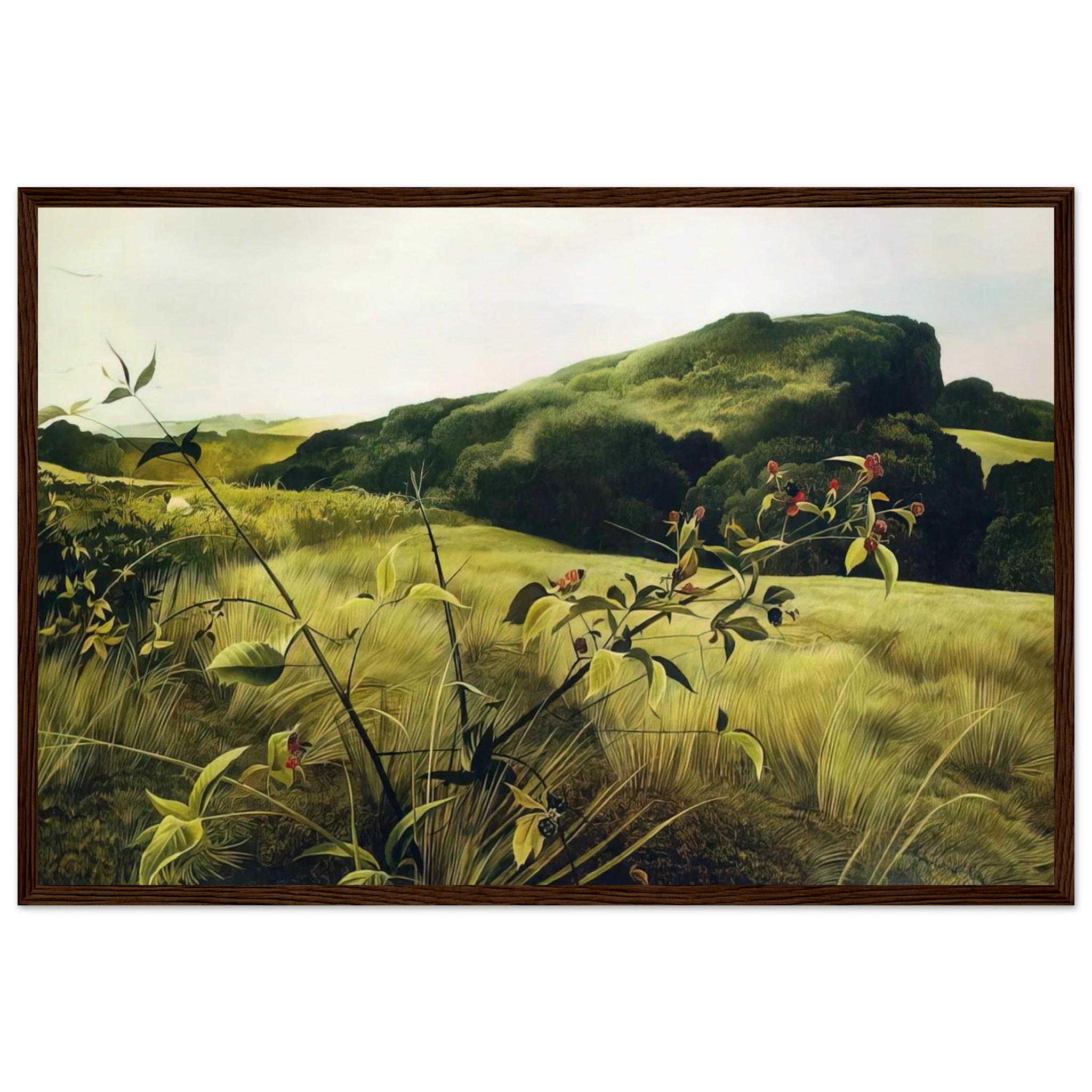BLACKBERRY PICKER Framed Poster | Andrew Wyeth Framed Prints Wall Art | Andrew Wyeth Prints