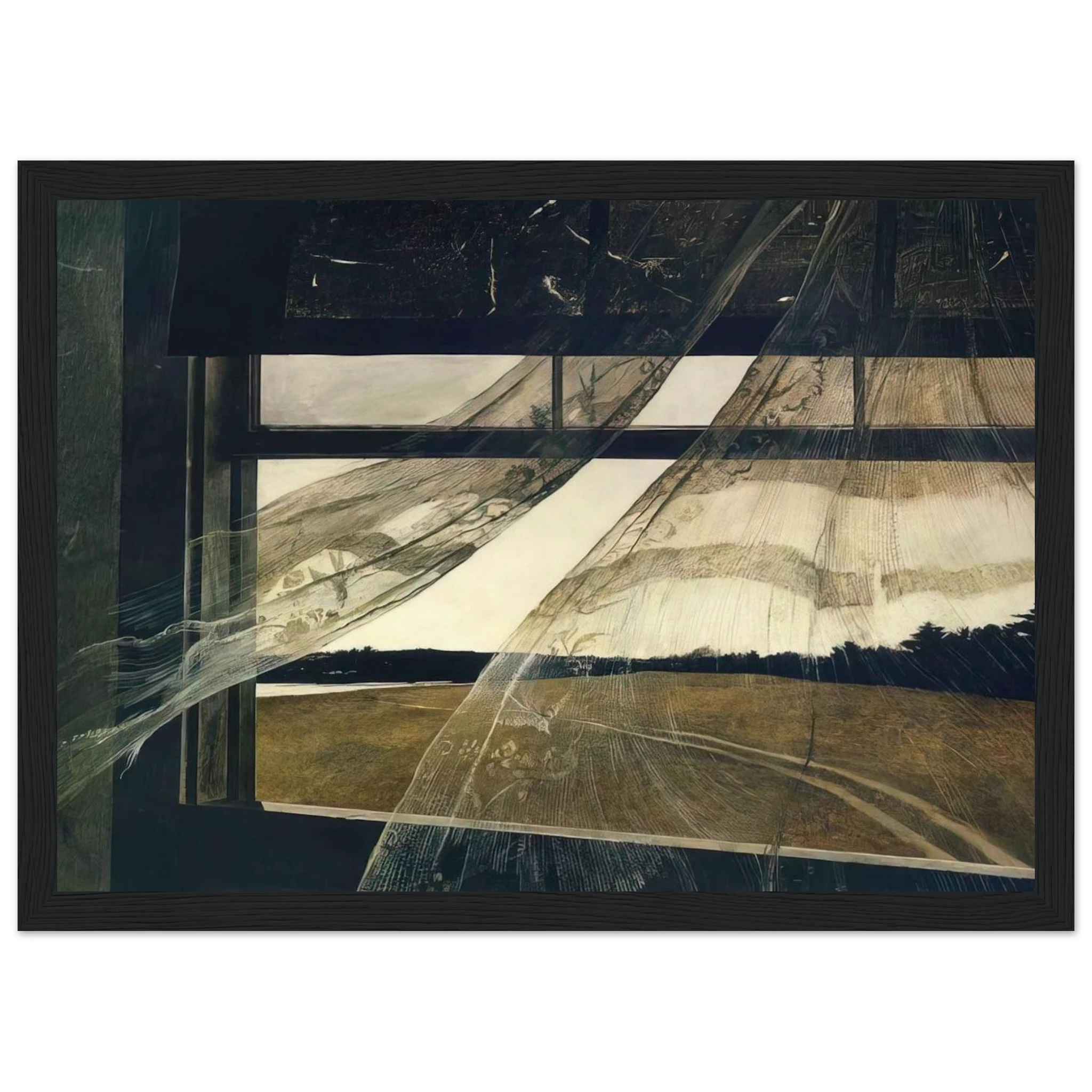 WIND FROM THE SEA 1947 Framed Poster | Andrew Wyeth Framed Prints Wall Art | Andrew Wyeth Prints
