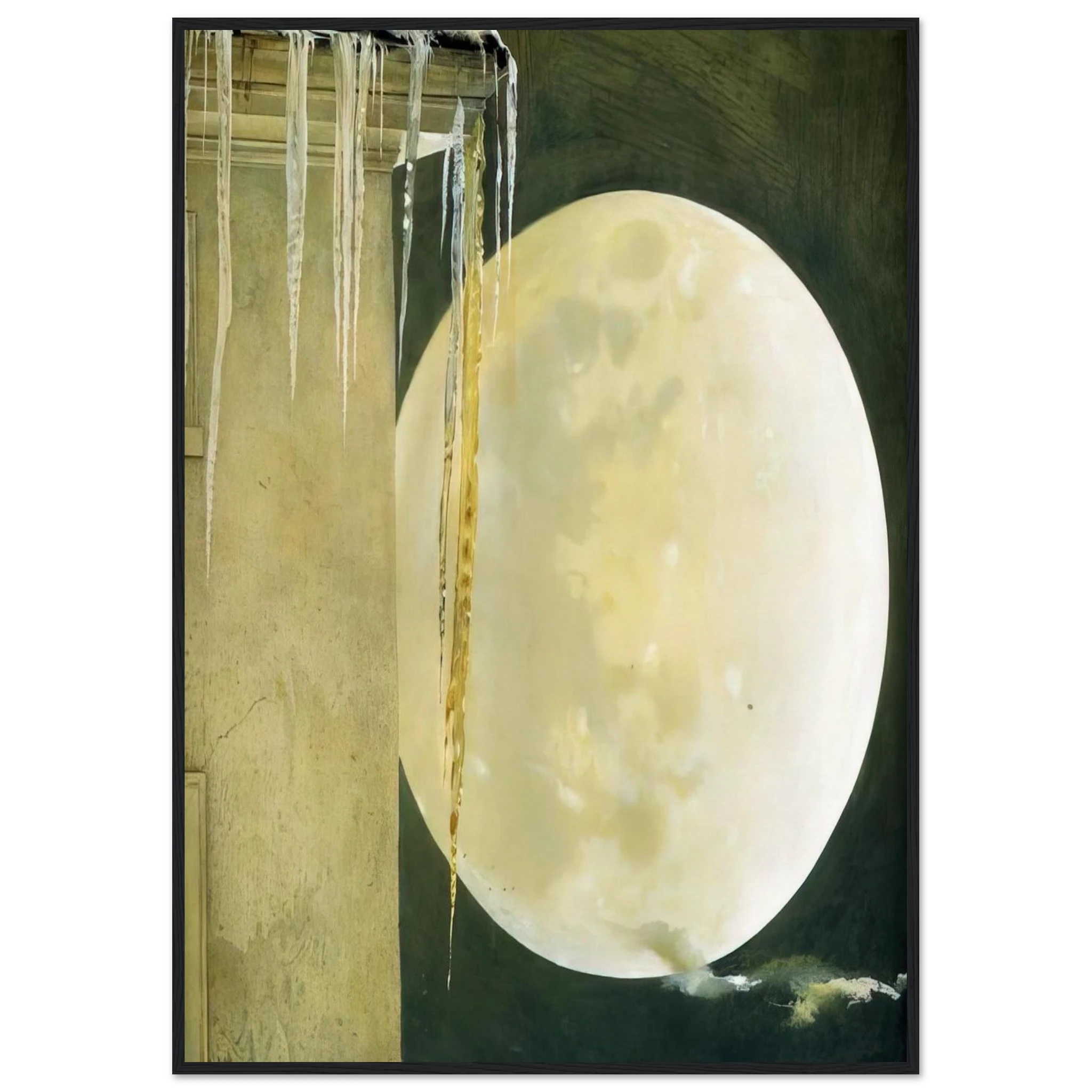 MOON MADNESS Framed Poster | Andrew Wyeth Framed Prints Wall Art | Andrew Wyeth Prints