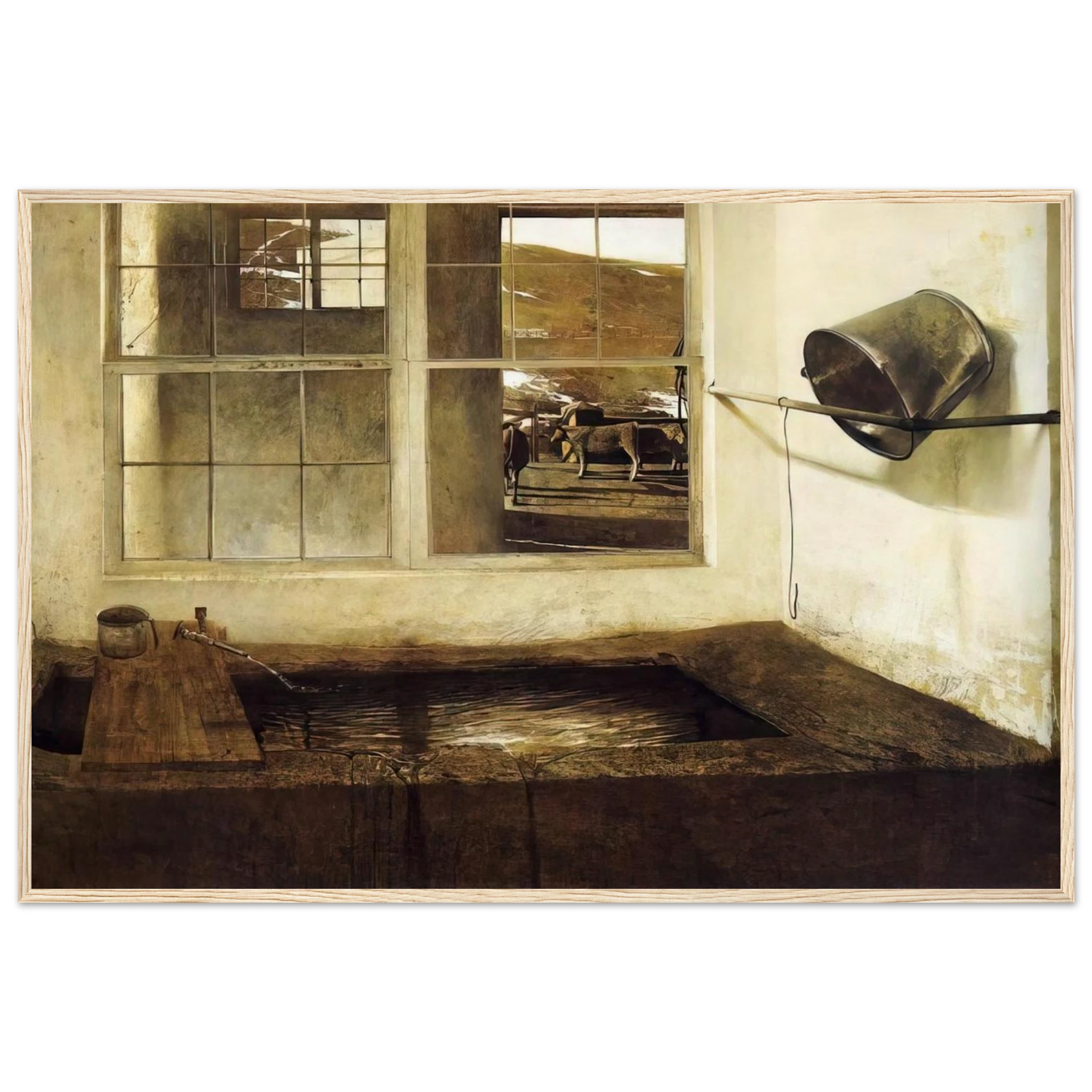 SPRING FED Framed Poster | Andrew Wyeth Framed Prints Wall Art | Andrew Wyeth Prints