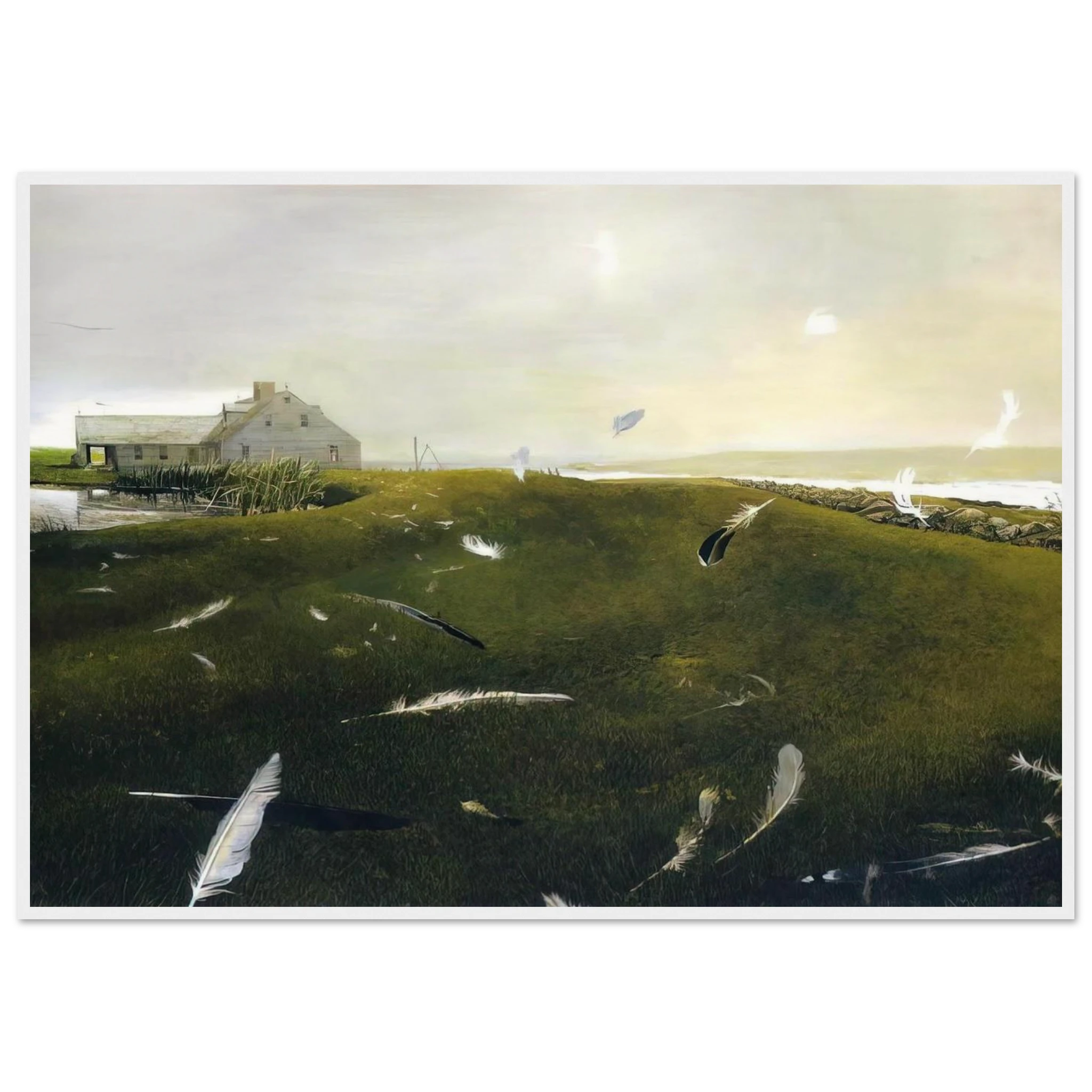 AIRBORNE Framed Poster | Andrew Wyeth Framed Prints Wall Art | Andrew Wyeth Prints