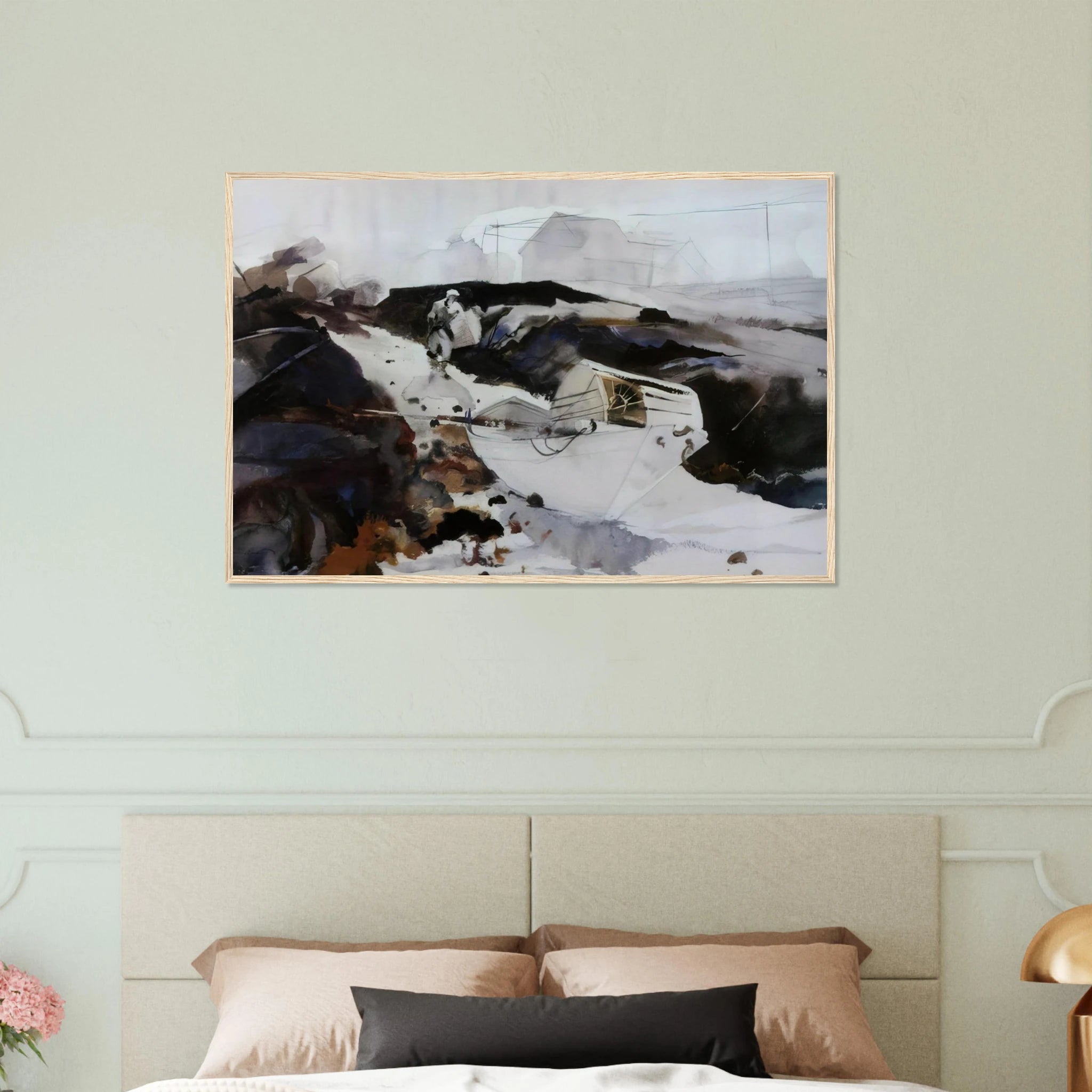 THE WHITE DORY 1941 Framed Poster | Andrew Wyeth Framed Prints Wall Art | Andrew Wyeth Prints