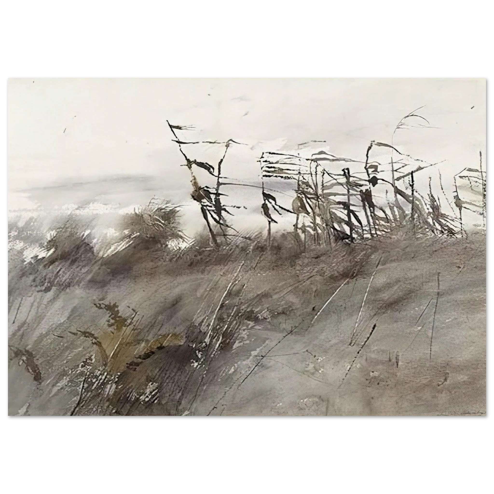 NOVEMBER FIRST 1950 Poster | Andrew Wyeth Poster | Andrew Wyeth Prints