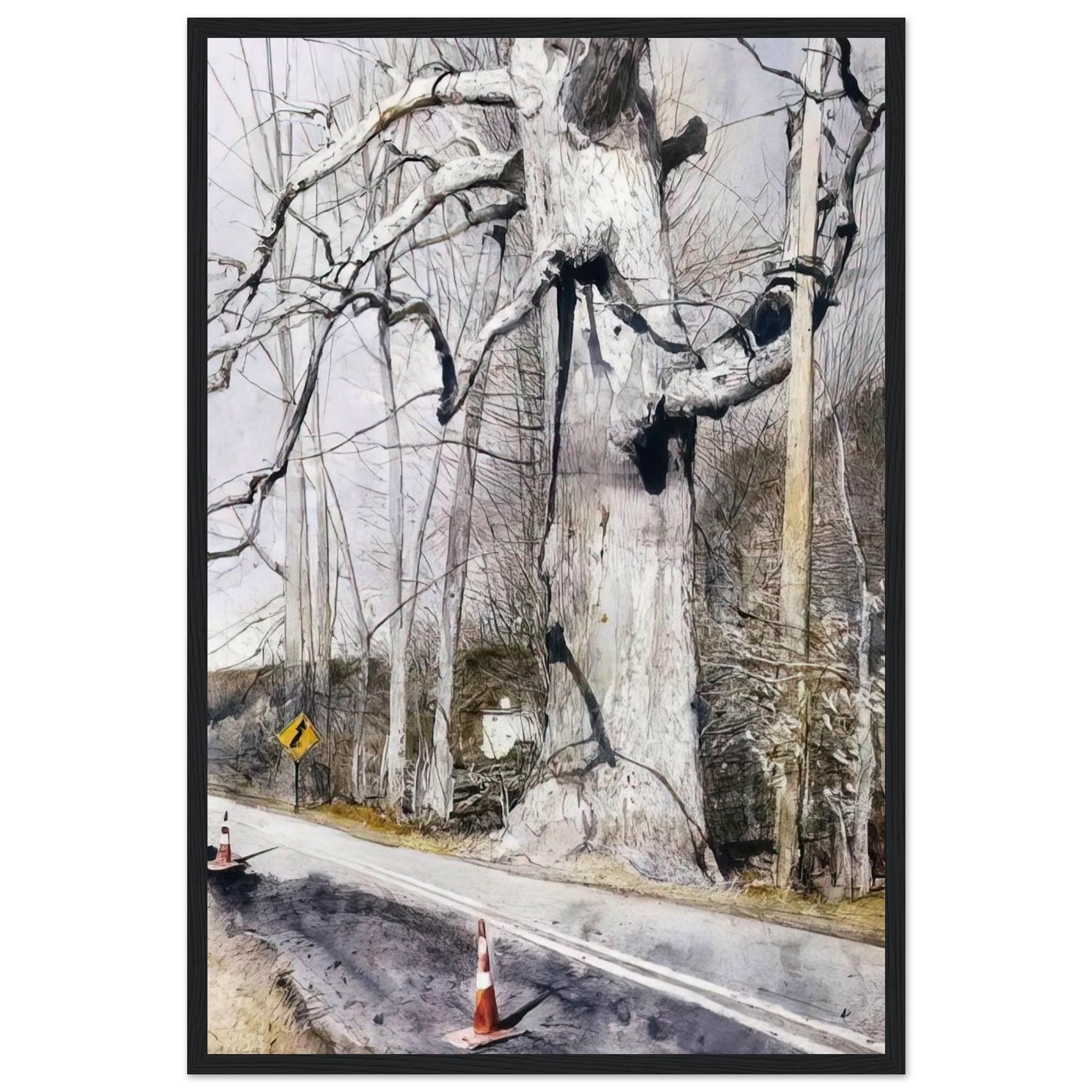 WALKING STICK Framed Poster | Andrew Wyeth Framed Prints Wall Art | Andrew Wyeth Prints