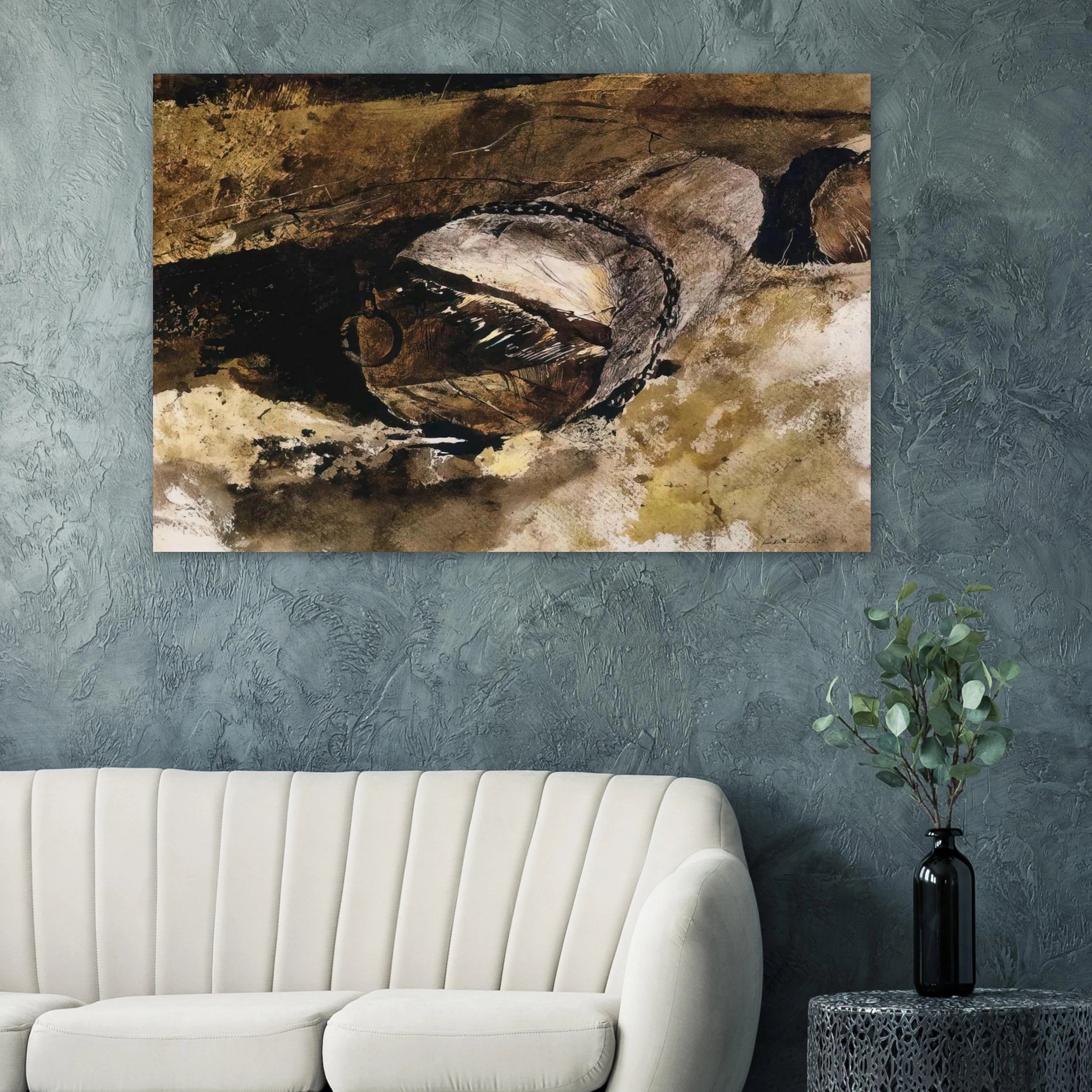 LOG CHAIN Poster | Andrew Wyeth Poster | Andrew Wyeth Prints