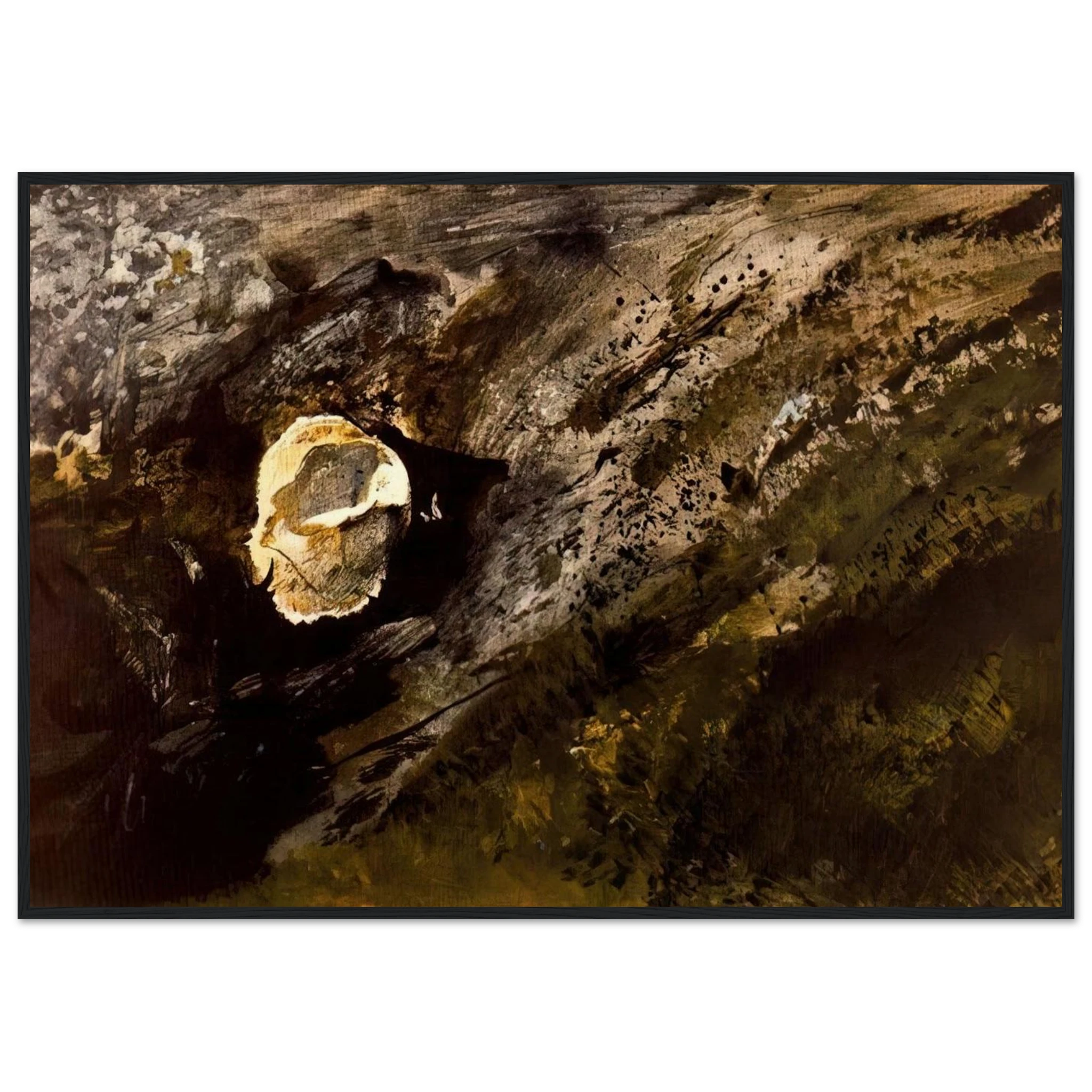 INLAND SHELL Framed Poster | Andrew Wyeth Framed Prints Wall Art | Andrew Wyeth Prints