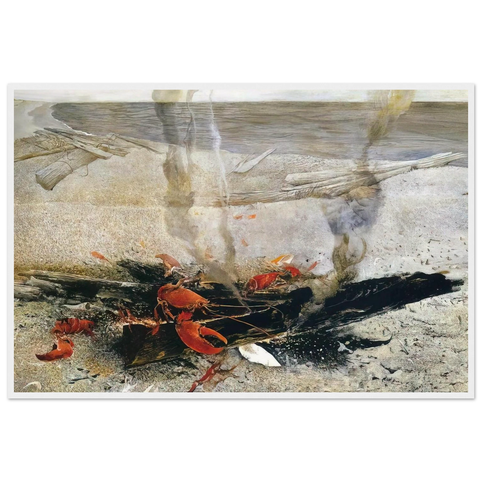 EMBERS 2000 Framed Poster | Andrew Wyeth Framed Prints Wall Art | Andrew Wyeth Prints