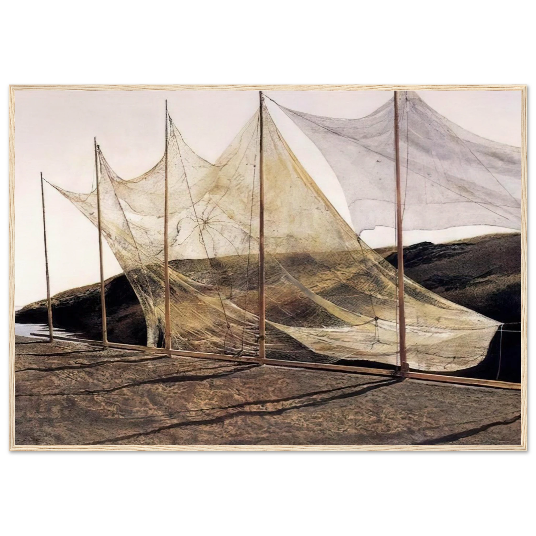 PENTECOST 1989 Framed Poster | Andrew Wyeth Framed Prints Wall Art | Andrew Wyeth Prints