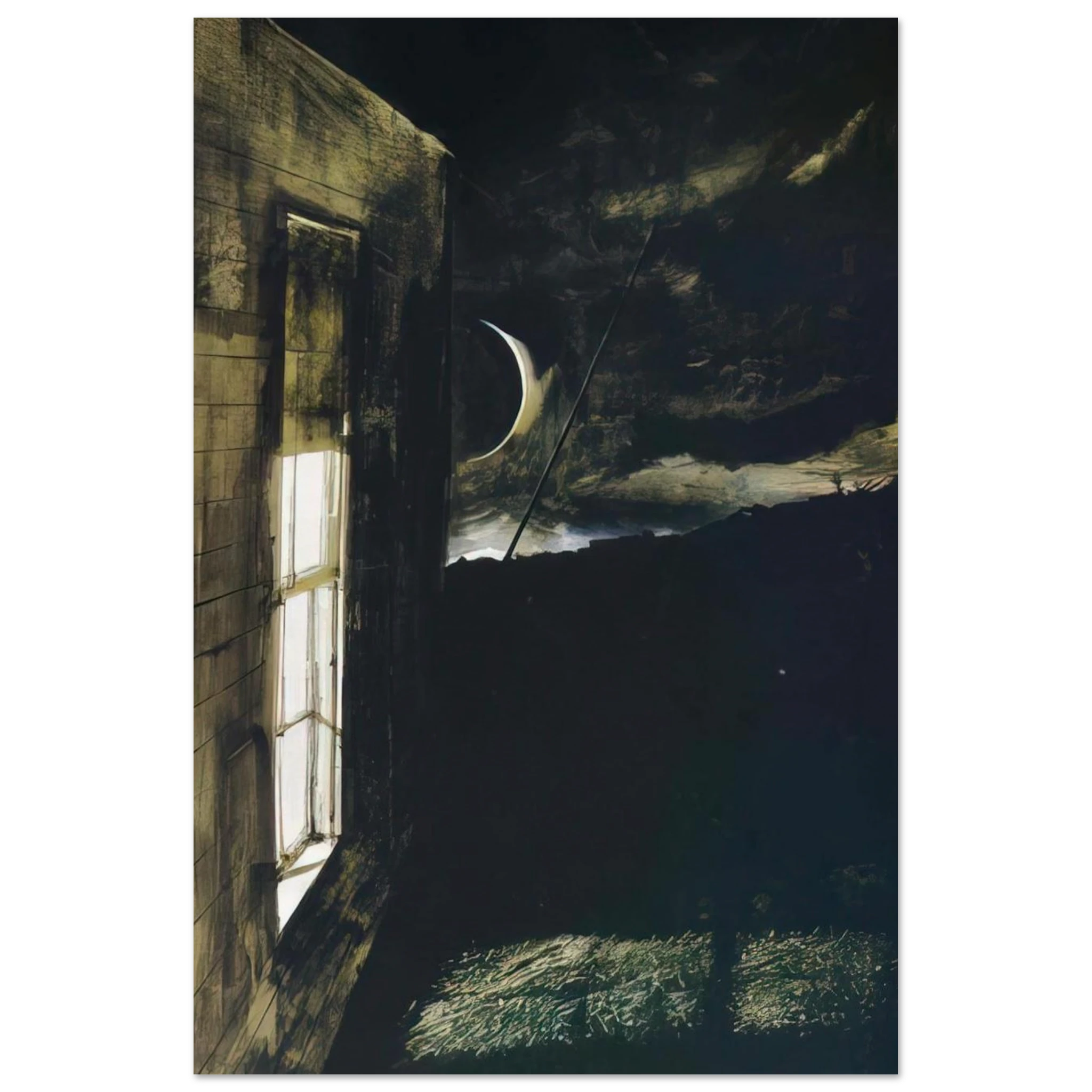 CRESCENT MOON Poster | Andrew Wyeth Poster | Andrew Wyeth Prints