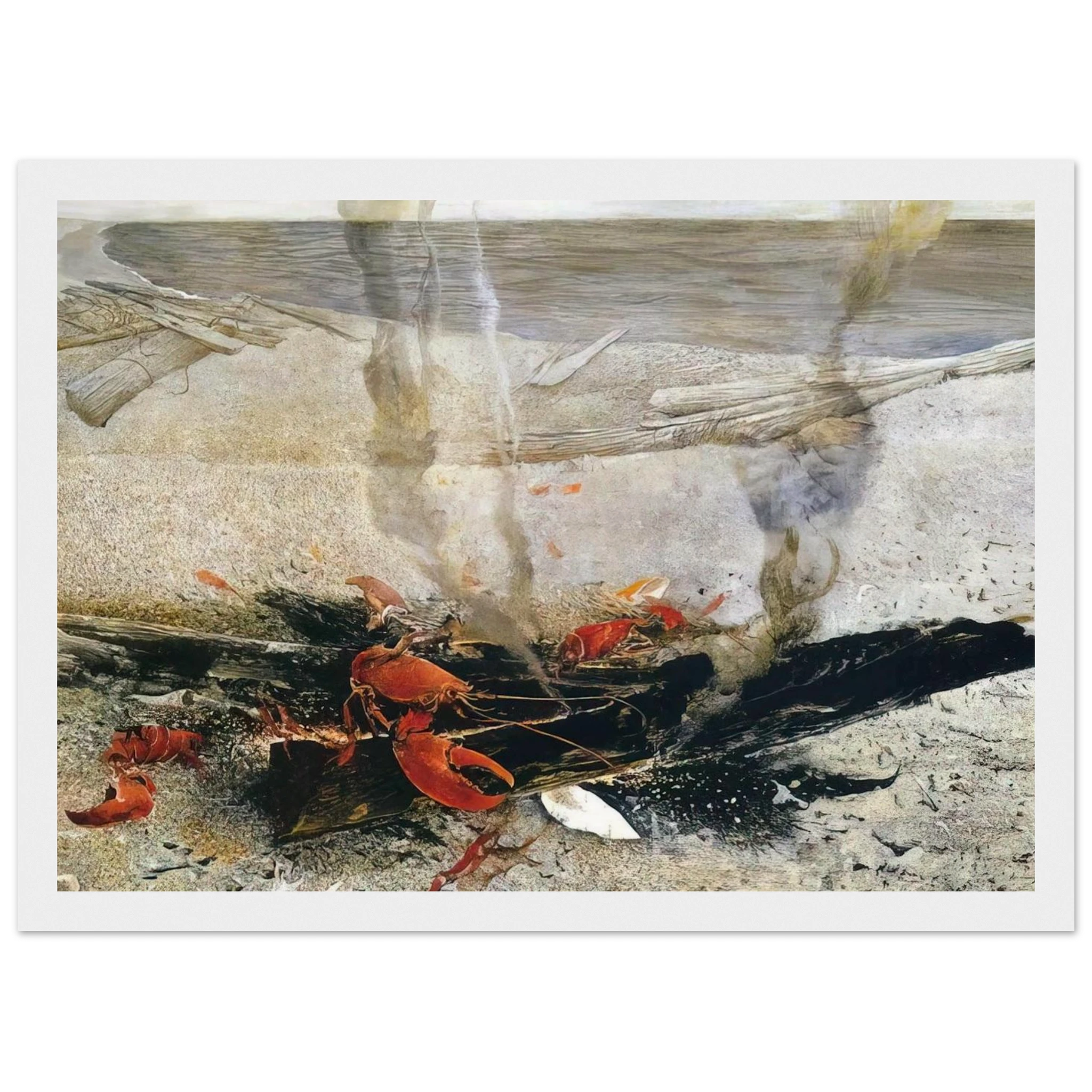 EMBERS 2000 Framed Poster | Andrew Wyeth Framed Prints Wall Art | Andrew Wyeth Prints