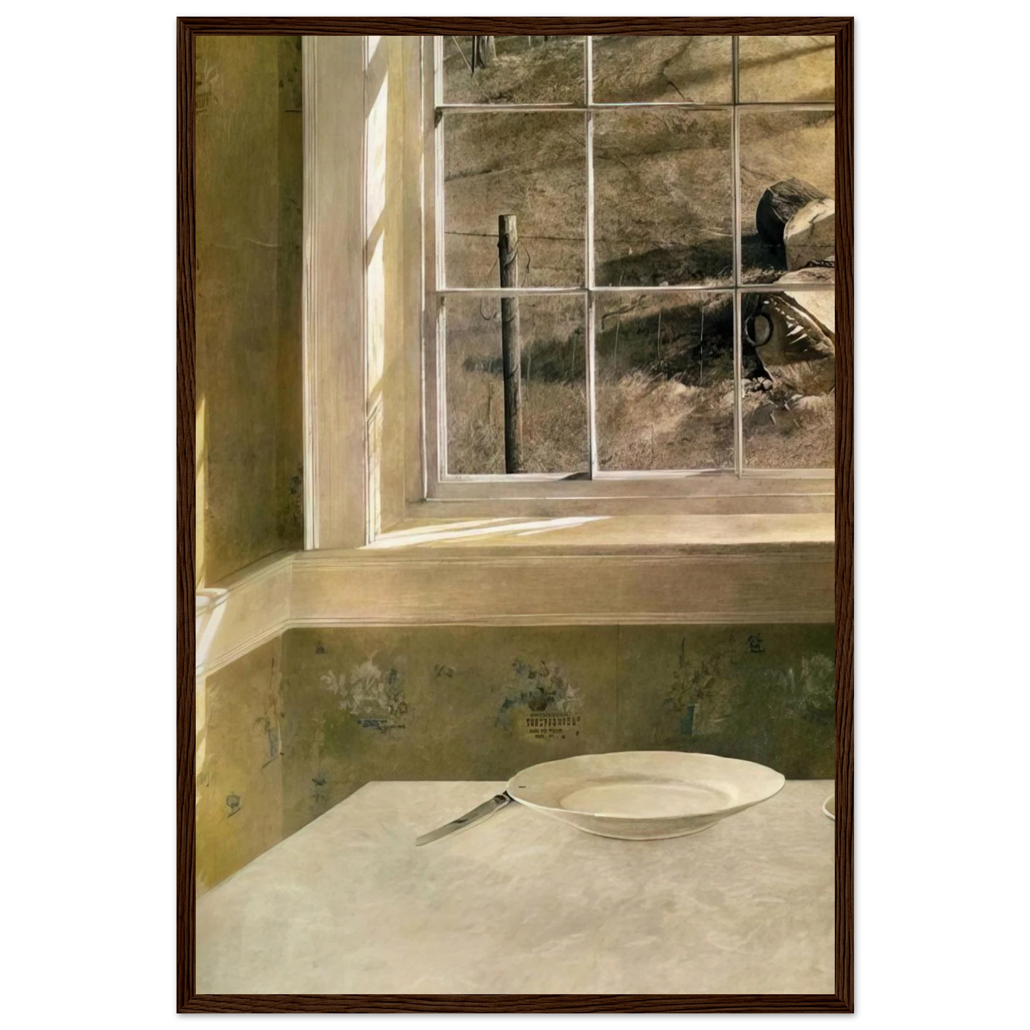 GROUNDHOG DAY Framed Poster | Andrew Wyeth Framed Prints Wall Art | Andrew Wyeth Prints