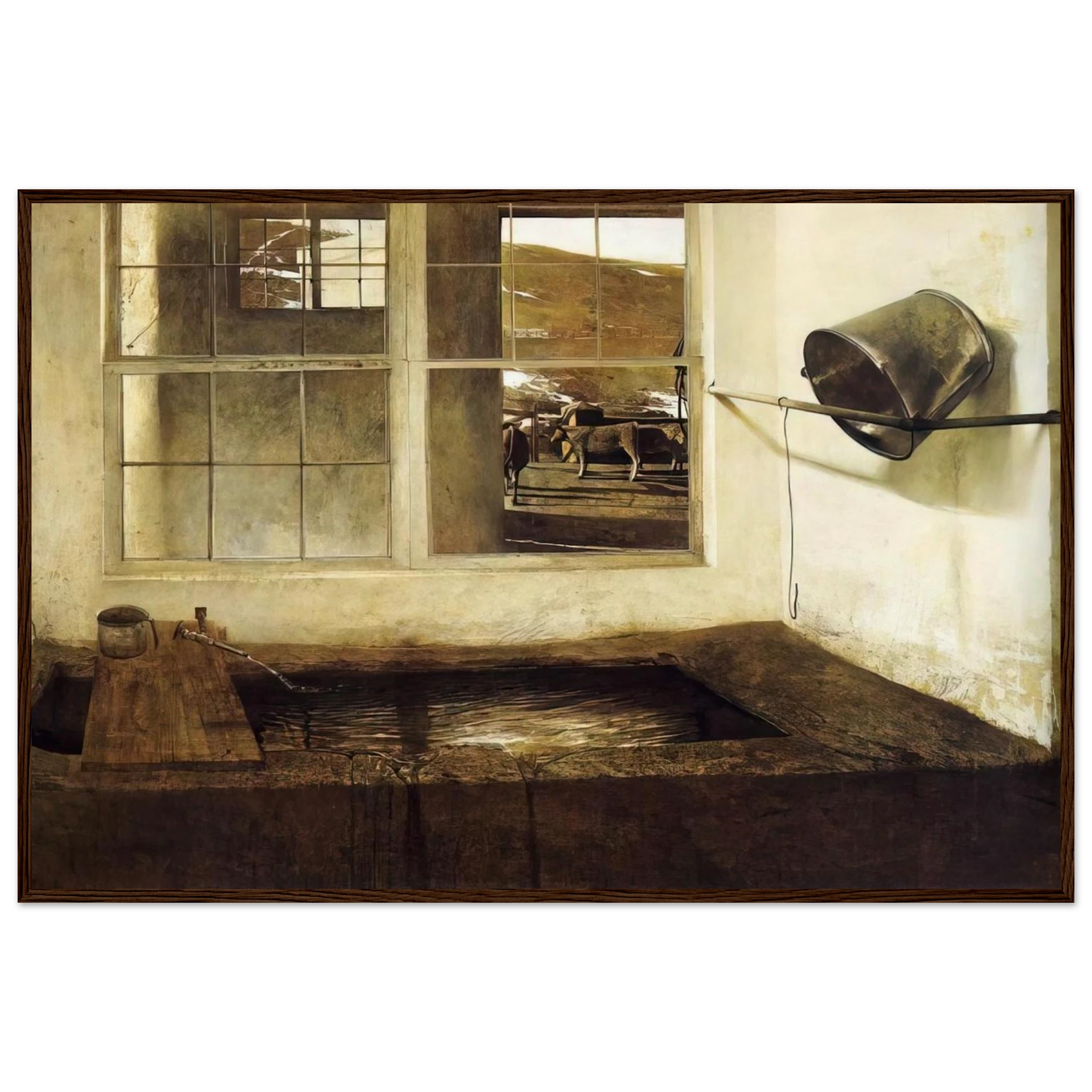 SPRING FED Framed Poster | Andrew Wyeth Framed Prints Wall Art | Andrew Wyeth Prints