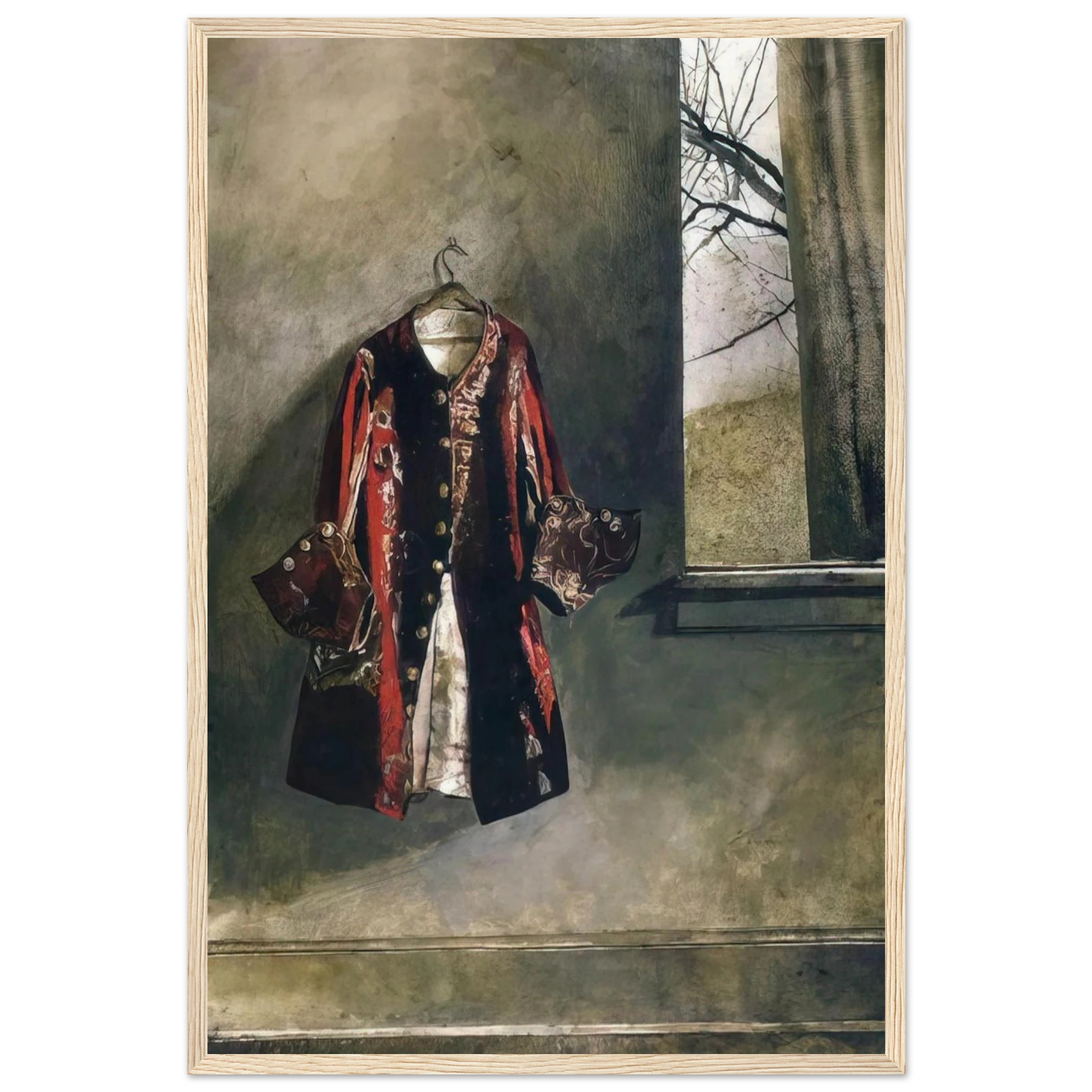 CURTAIN CALL Framed Poster | Andrew Wyeth Framed Prints Wall Art | Andrew Wyeth Prints