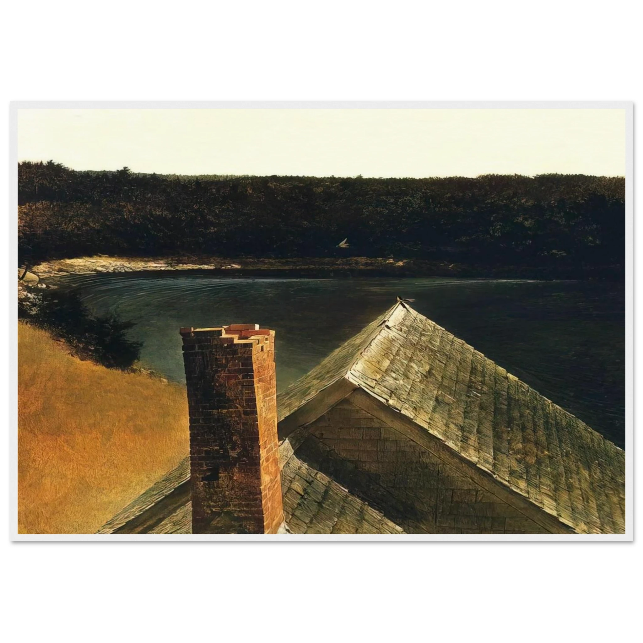 END OF OLSONS Framed Poster | Andrew Wyeth Framed Prints Wall Art | Andrew Wyeth Prints