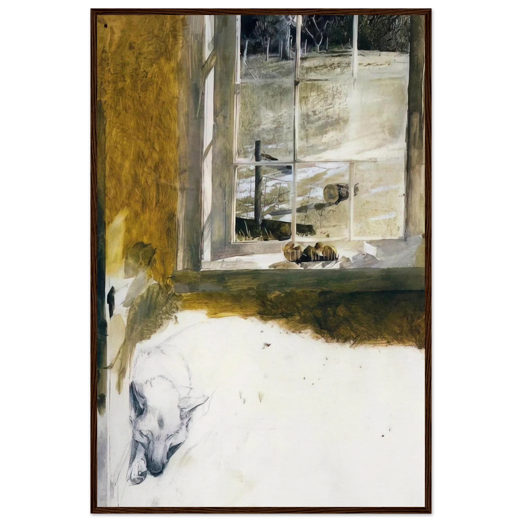 GROUNDHOG DAY 3 Framed Poster | Andrew Wyeth Framed Prints Wall Art | Andrew Wyeth Prints