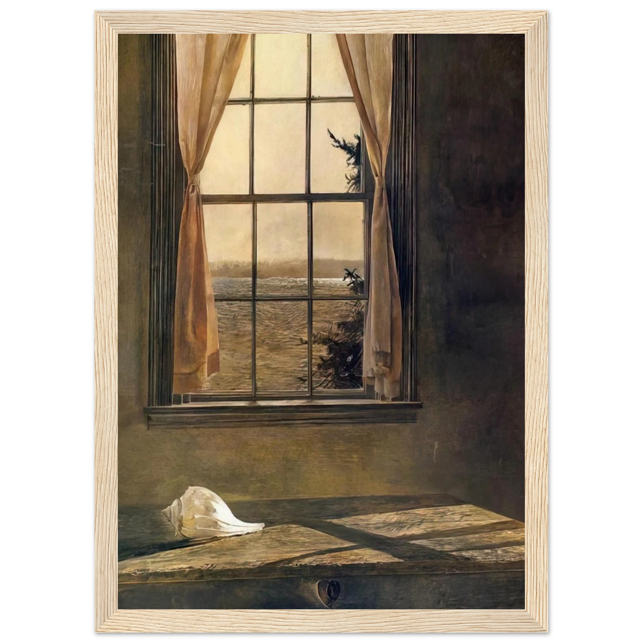 HER ROOM Framed Poster | Andrew Wyeth Framed Prints Wall Art | Andrew Wyeth Prints