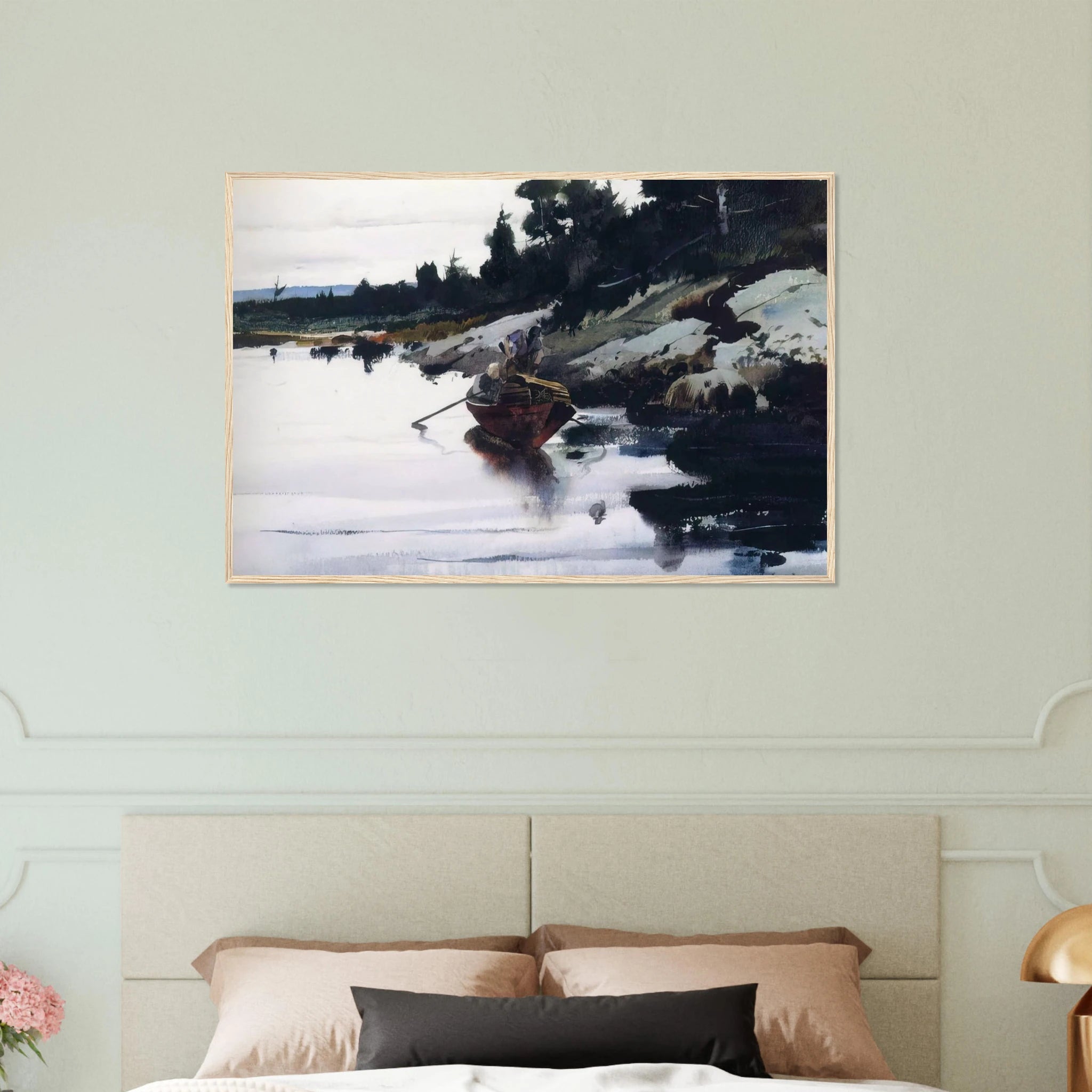 TURKEY COVE LEDGE Framed Poster | Andrew Wyeth Framed Prints Wall Art | Andrew Wyeth Prints