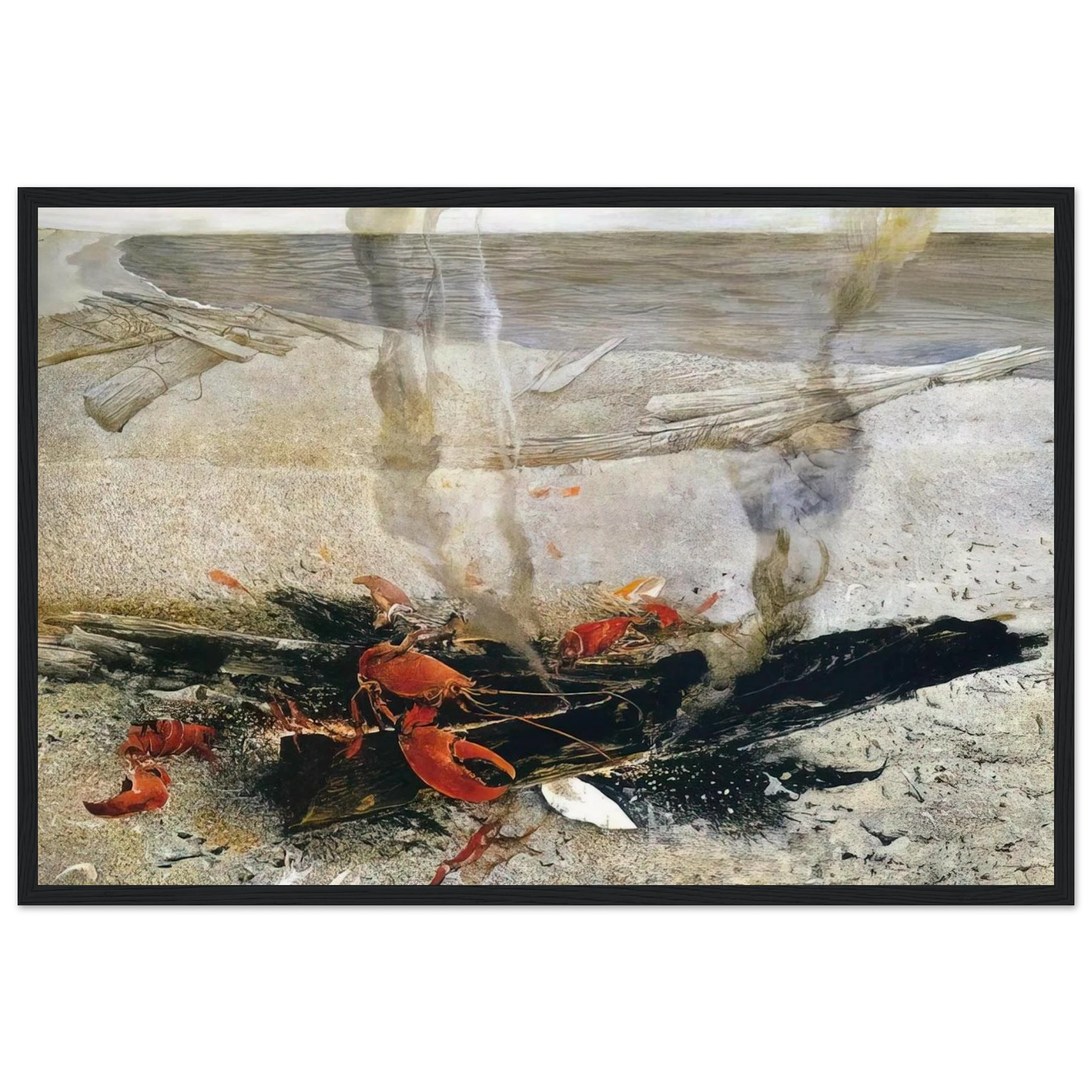 EMBERS 2000 Framed Poster | Andrew Wyeth Framed Prints Wall Art | Andrew Wyeth Prints