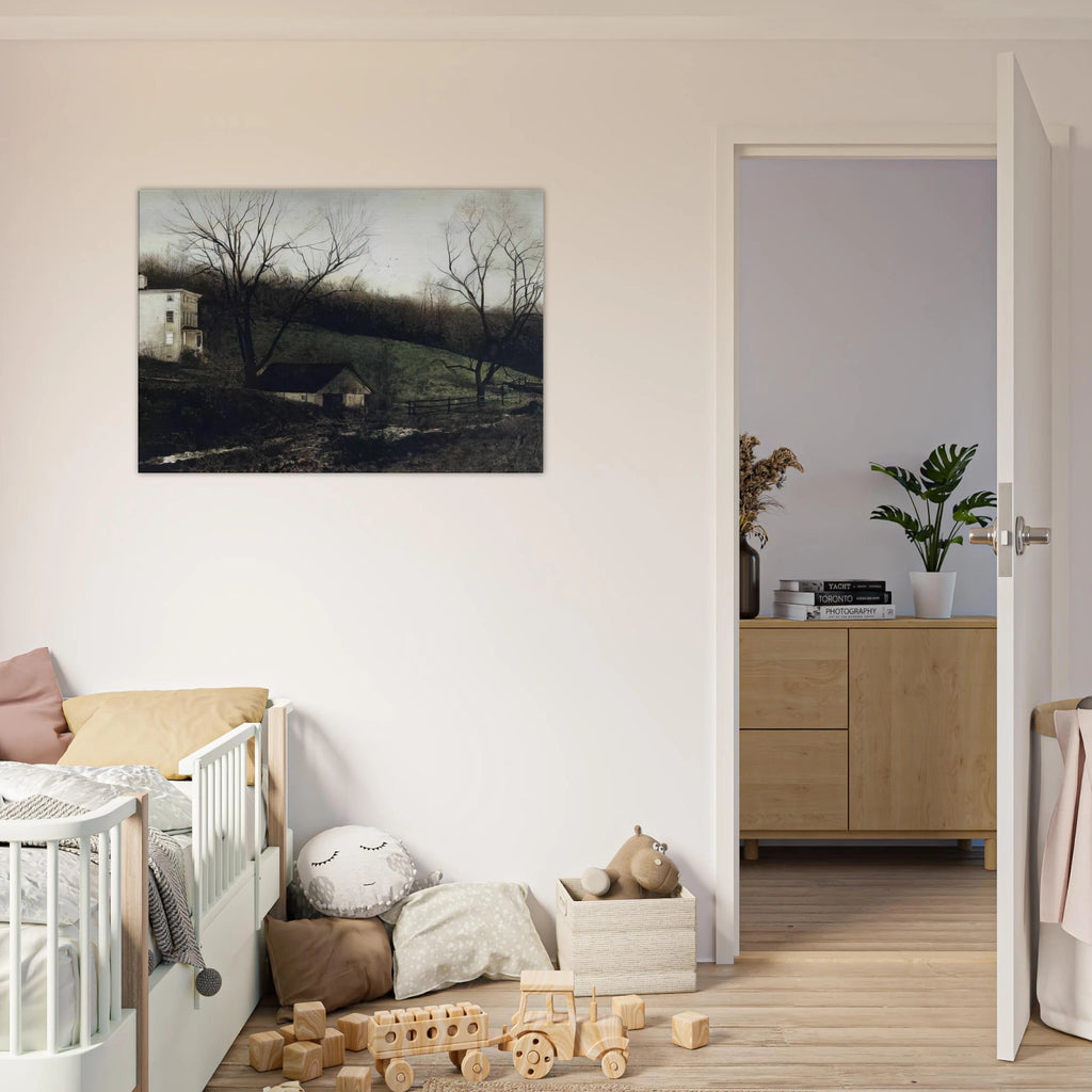EVENING AT KUERNERS Canvas | Andrew Wyeth Canvas | Andrew Wyeth Prints