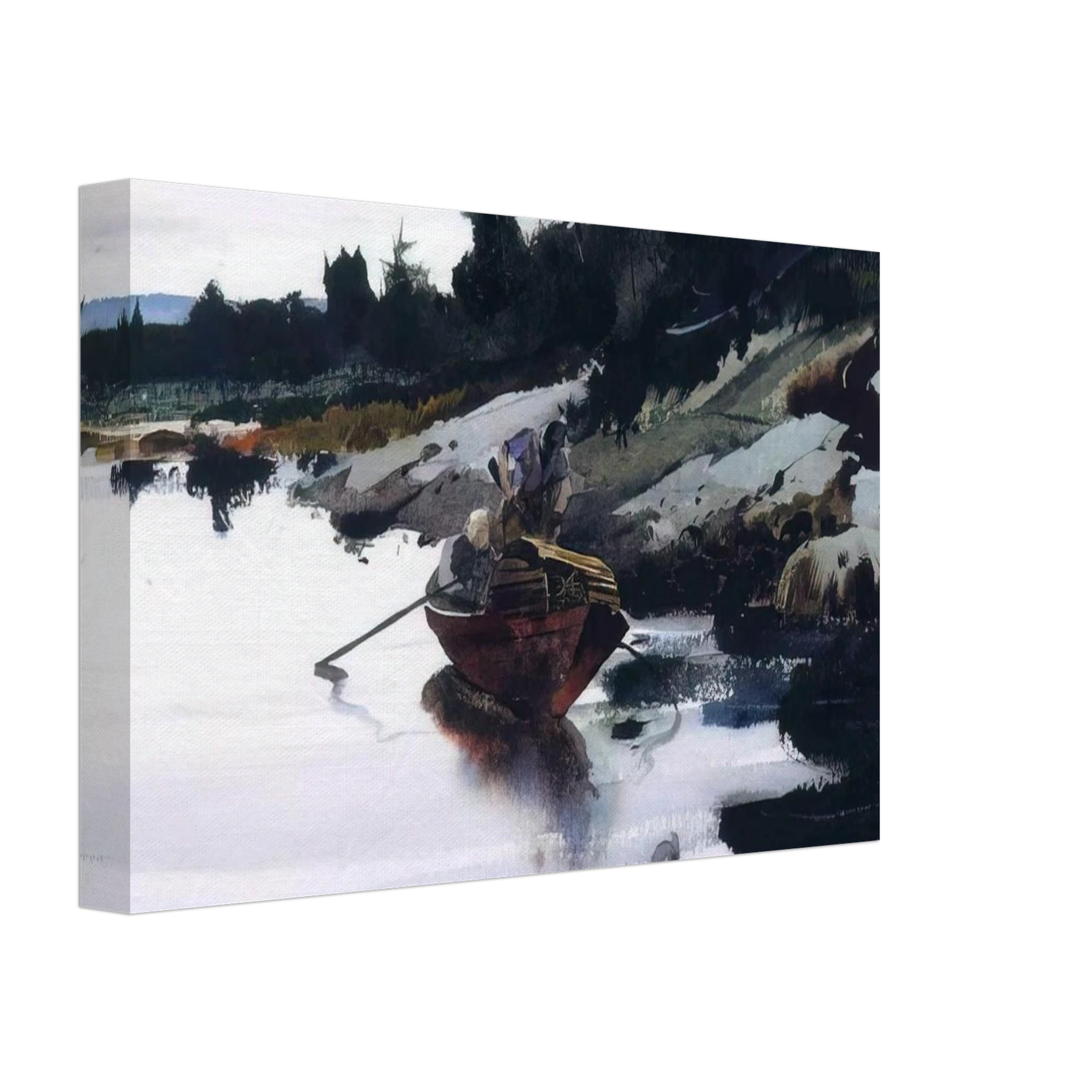TURKEY COVE LEDGE Canvas | Andrew Wyeth Canvas | Andrew Wyeth Prints