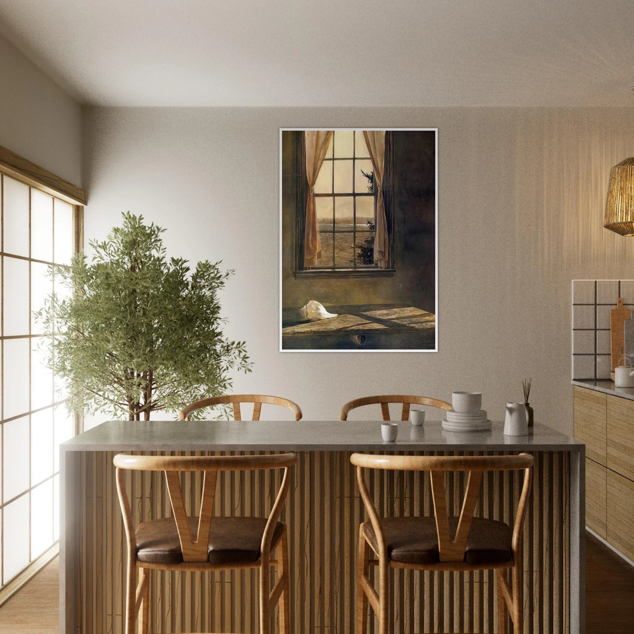 HER ROOM Framed Poster | Andrew Wyeth Framed Prints Wall Art | Andrew Wyeth Prints