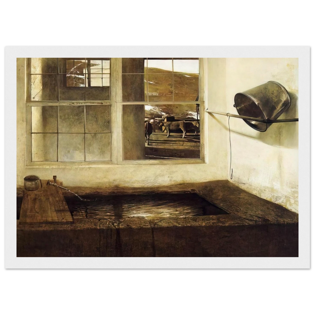 SPRING FED Framed Poster | Andrew Wyeth Framed Prints Wall Art | Andrew Wyeth Prints
