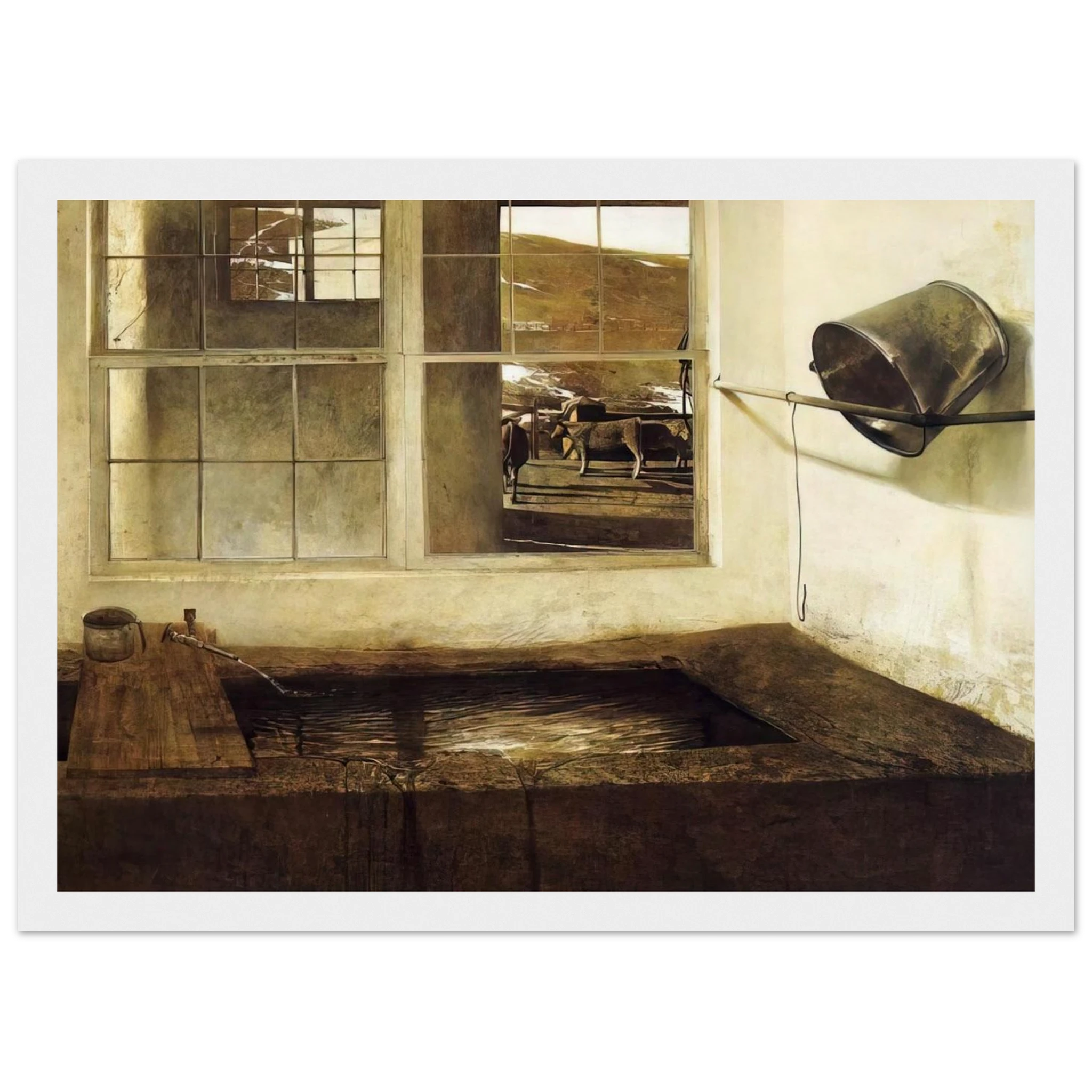 SPRING FED Framed Poster | Andrew Wyeth Framed Prints Wall Art | Andrew Wyeth Prints