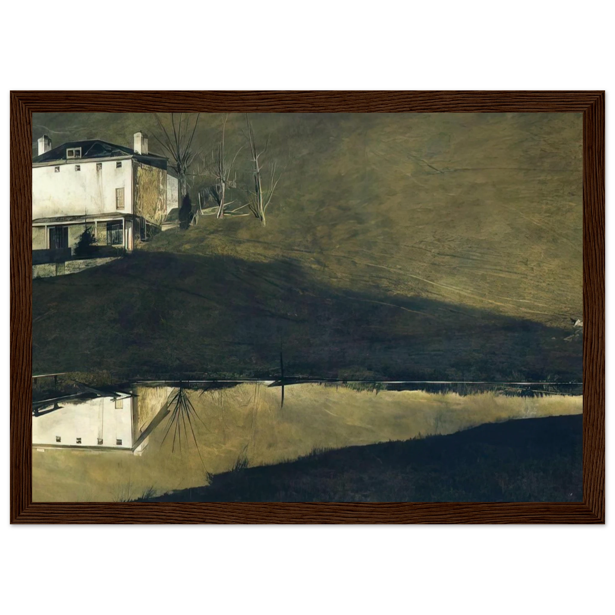 BROWN SWISS Framed Poster | Andrew Wyeth Framed Prints Wall Art | Andrew Wyeth Prints