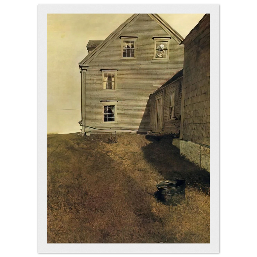 WEATHERSIDE Framed Poster | Andrew Wyeth Framed Prints Wall Art | Andrew Wyeth Prints