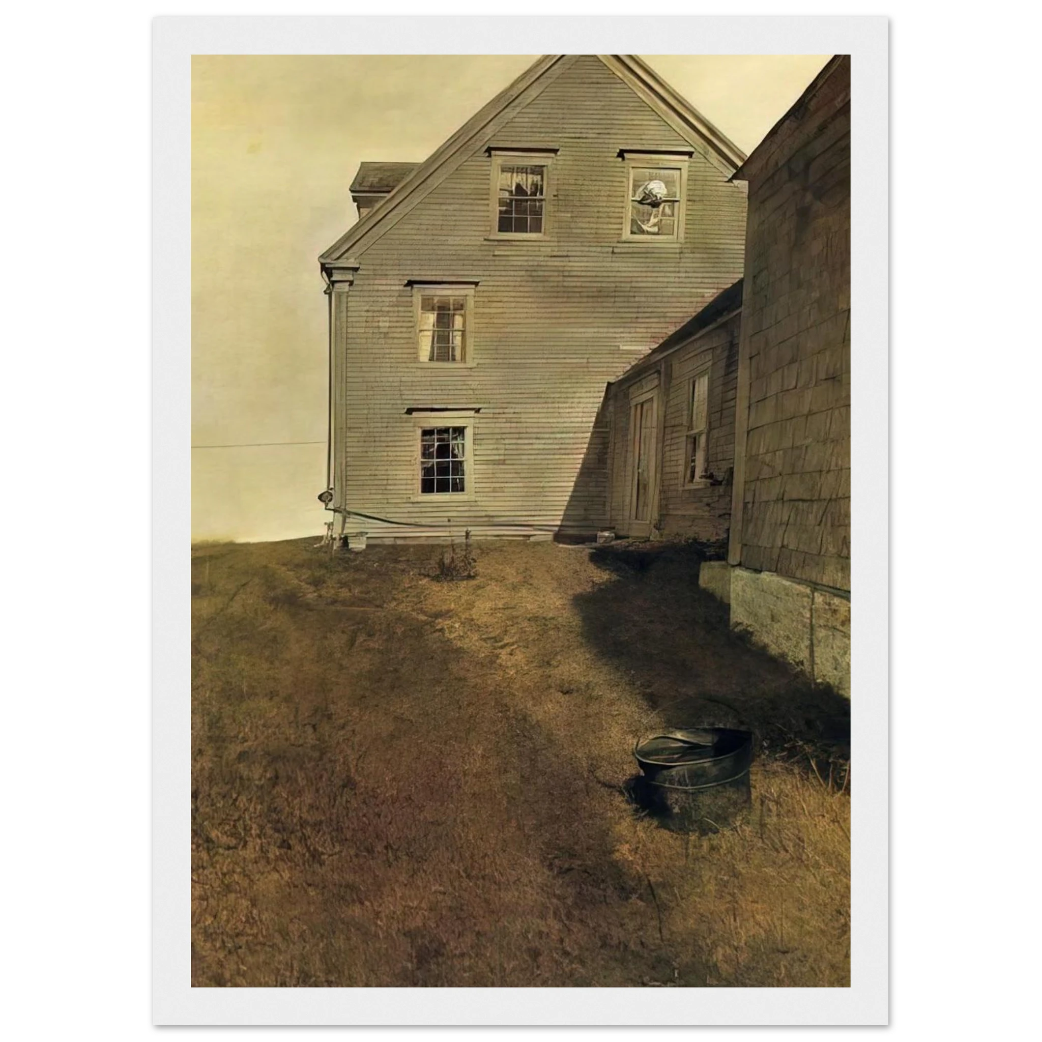 WEATHERSIDE Framed Poster | Andrew Wyeth Framed Prints Wall Art | Andrew Wyeth Prints