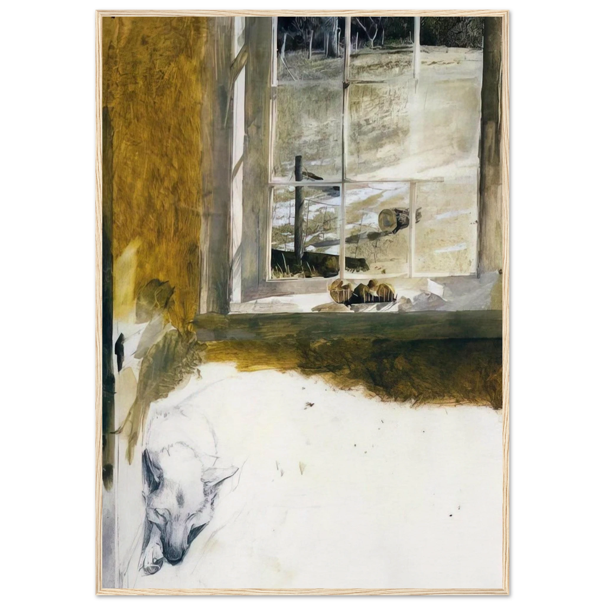GROUNDHOG DAY 3 Framed Poster | Andrew Wyeth Framed Prints Wall Art | Andrew Wyeth Prints
