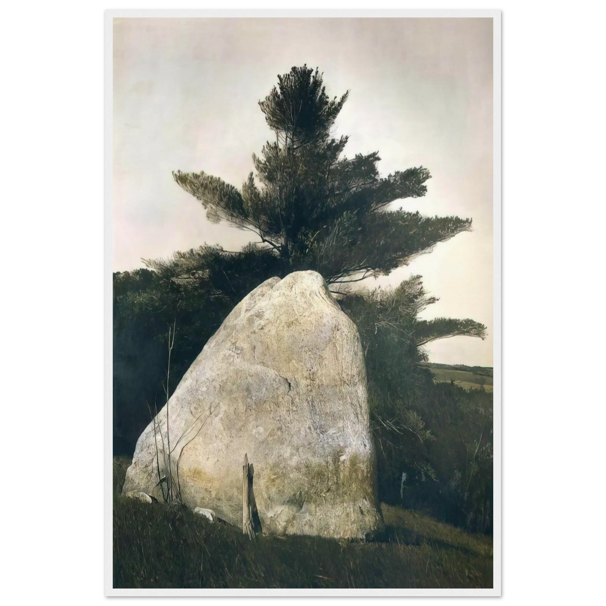 PENNSYLVANIA LANDSCAPE Framed Poster | Andrew Wyeth Framed Prints Wall Art | Andrew Wyeth Prints