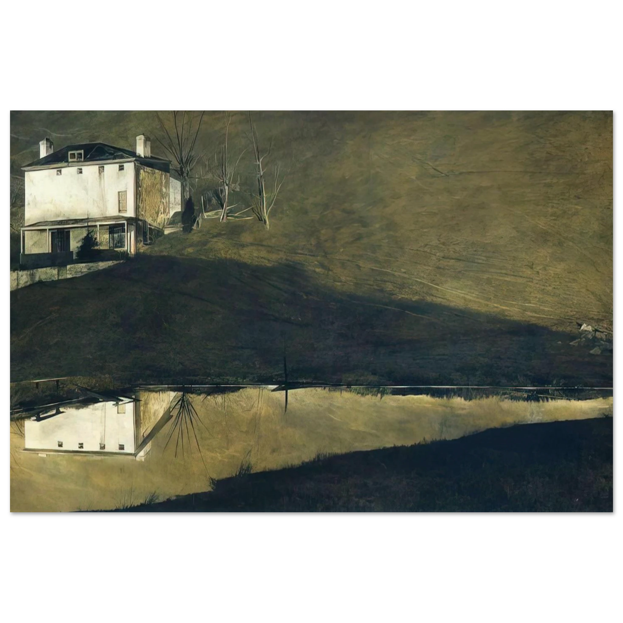 BROWN SWISS Poster | Andrew Wyeth Poster | Andrew Wyeth Prints