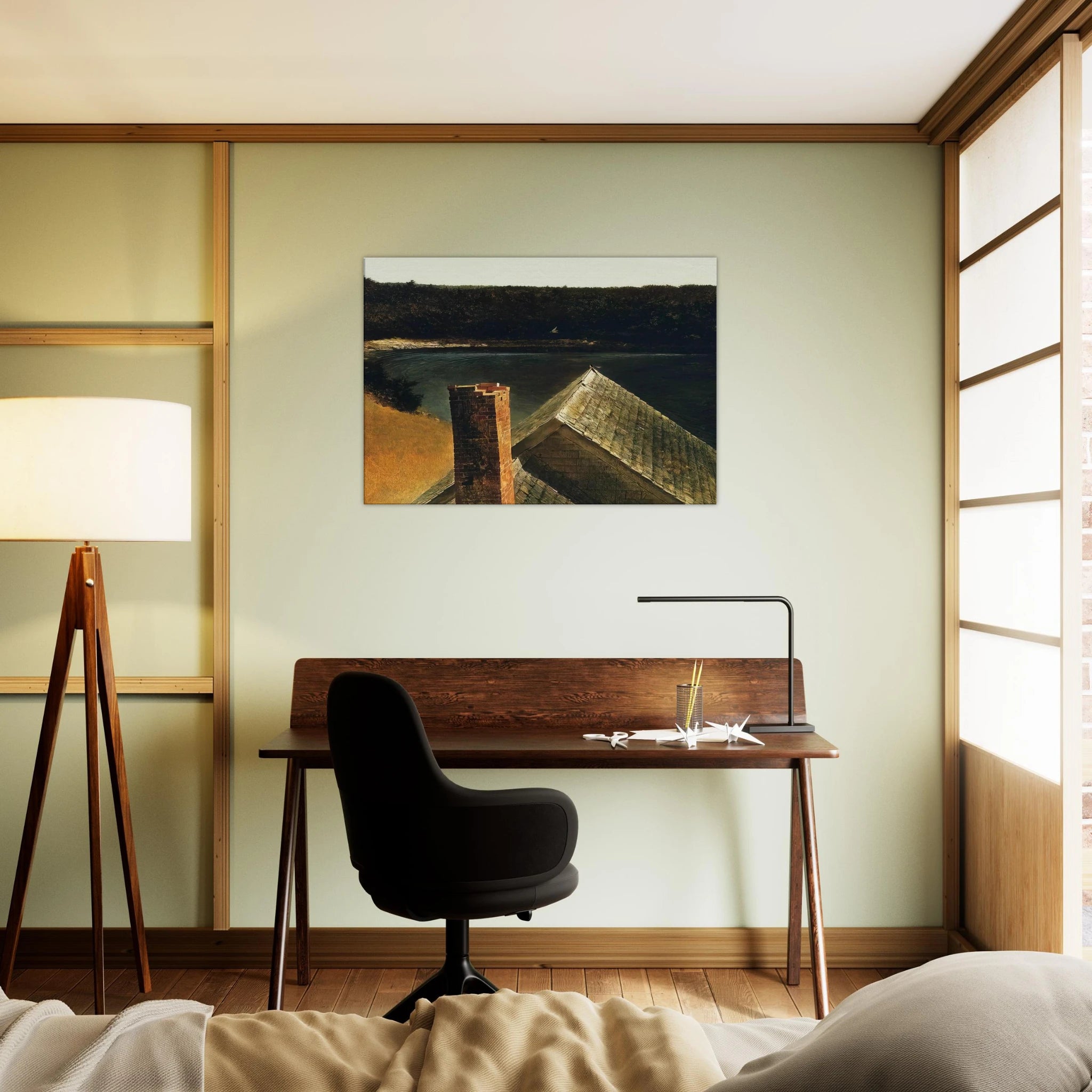 END OF OLSONS Canvas | Andrew Wyeth Canvas | Andrew Wyeth Prints