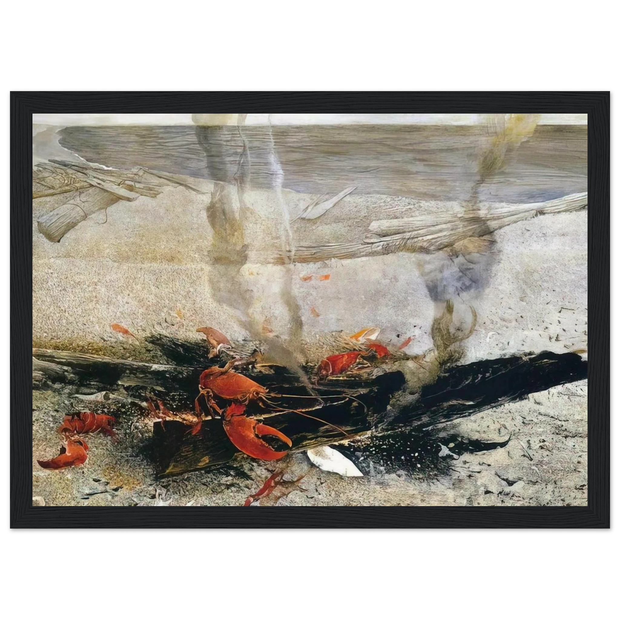 EMBERS 2000 Framed Poster | Andrew Wyeth Framed Prints Wall Art | Andrew Wyeth Prints