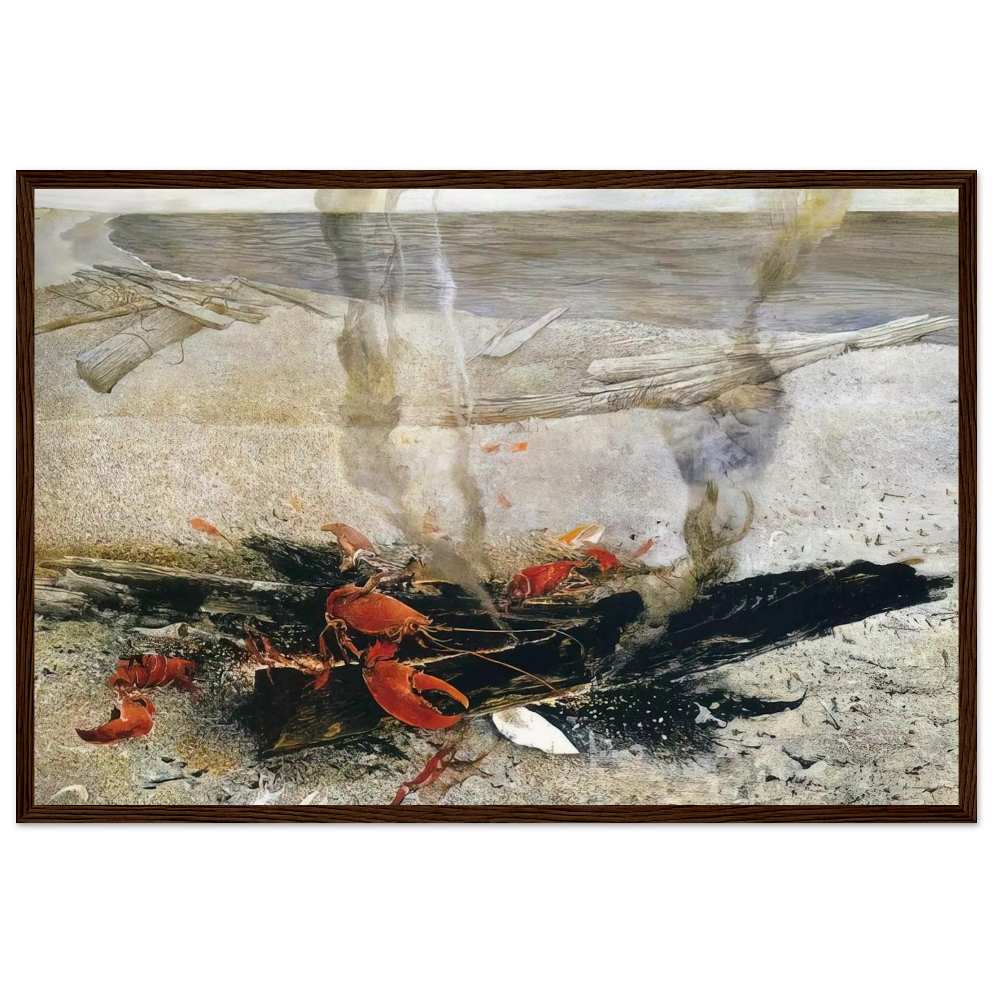 EMBERS 2000 Framed Poster | Andrew Wyeth Framed Prints Wall Art | Andrew Wyeth Prints