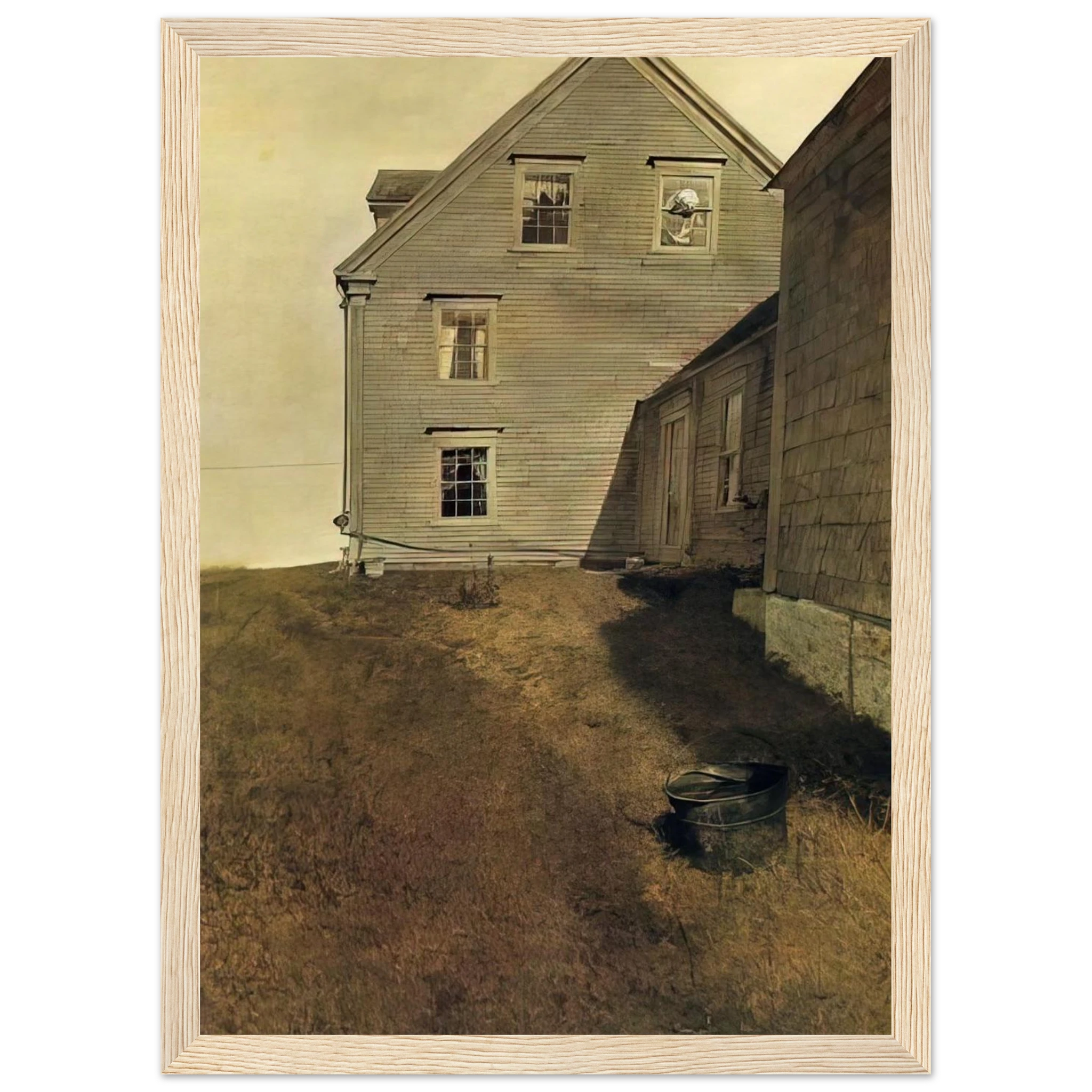 WEATHERSIDE Framed Poster | Andrew Wyeth Framed Prints Wall Art | Andrew Wyeth Prints