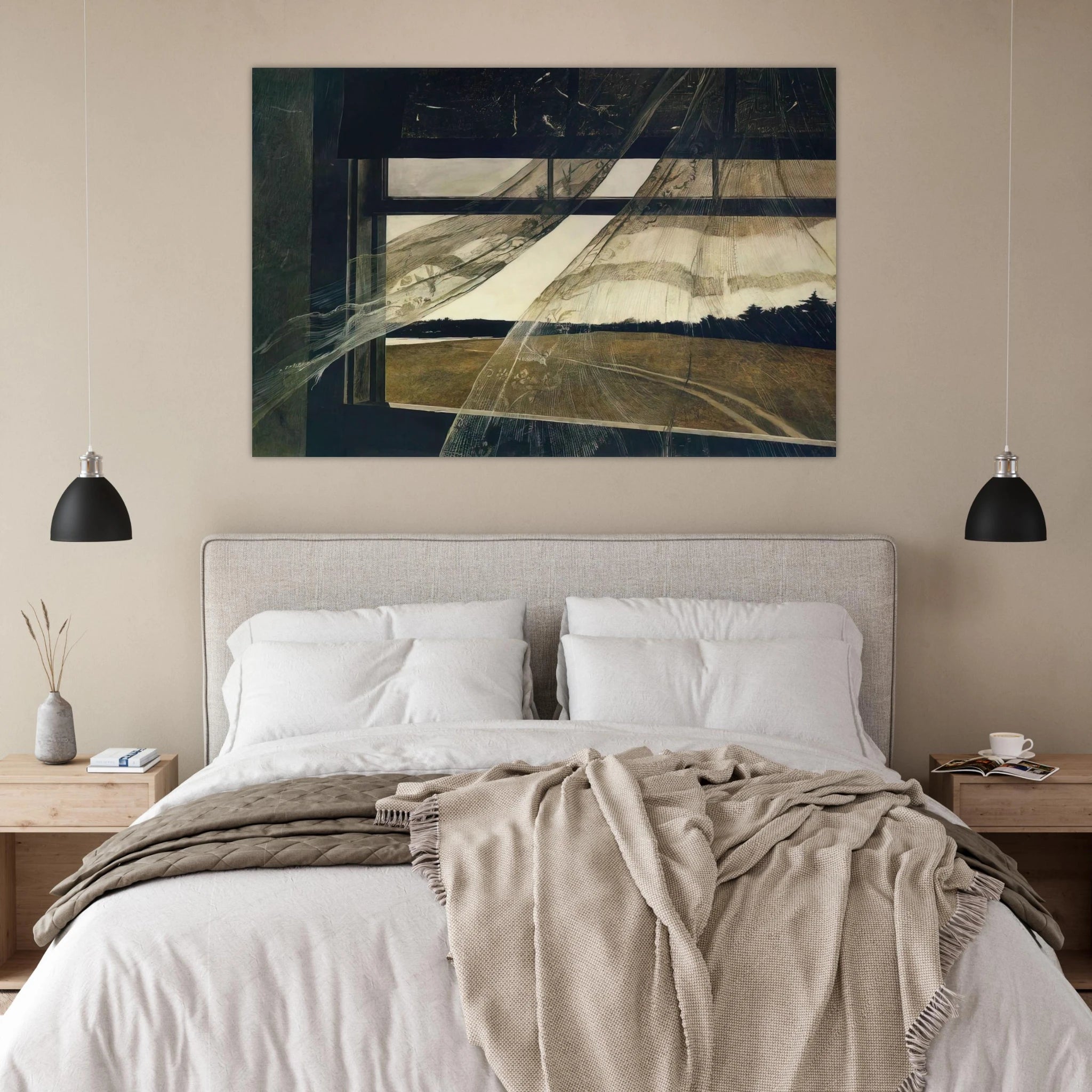 WIND FROM THE SEA 1947 Poster | Andrew Wyeth Poster | Andrew Wyeth Prints