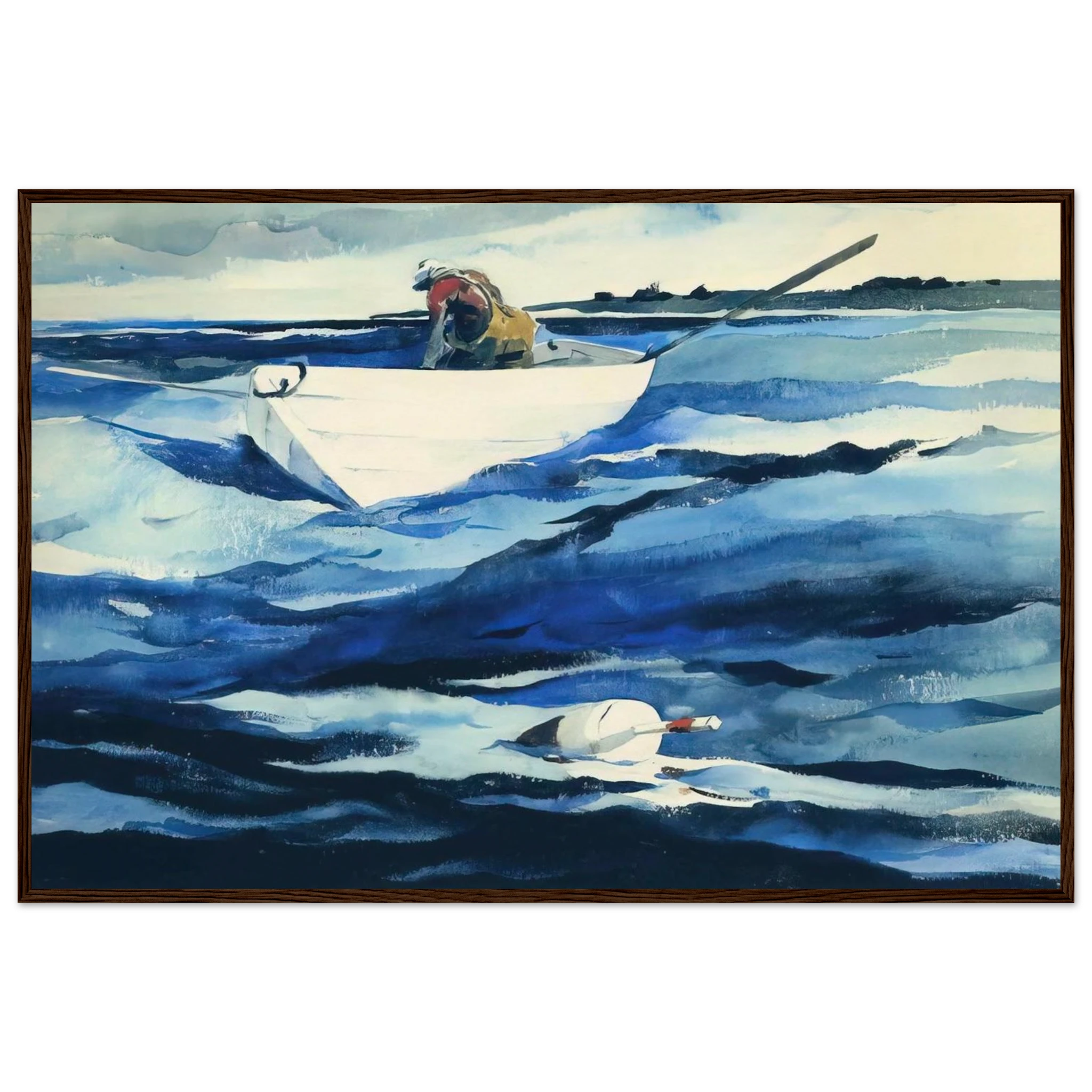 THE LOBSTERMAN Framed Poster | Andrew Wyeth Framed Prints Wall Art | Andrew Wyeth Prints