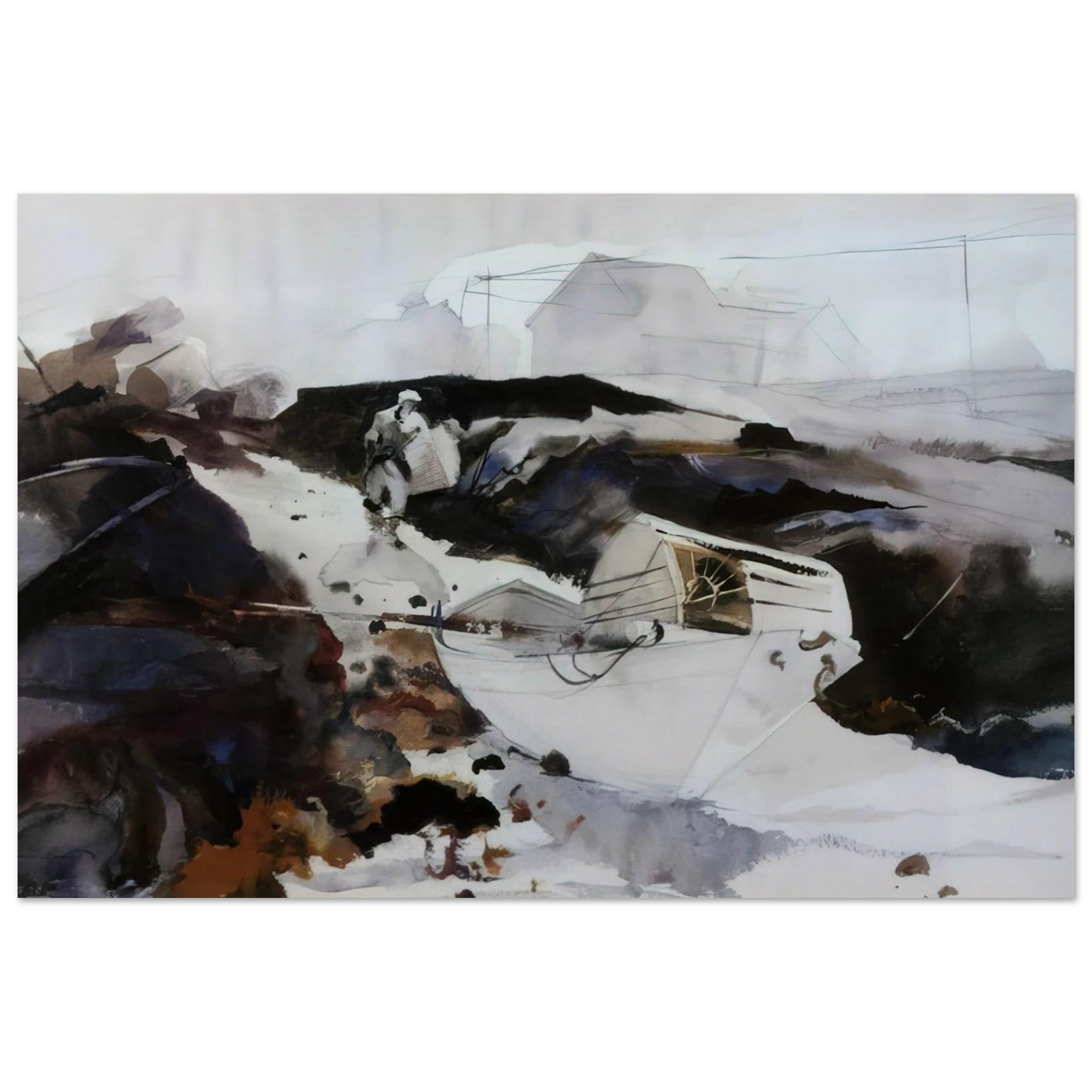 THE WHITE DORY 1941 Poster | Andrew Wyeth Poster | Andrew Wyeth Prints
