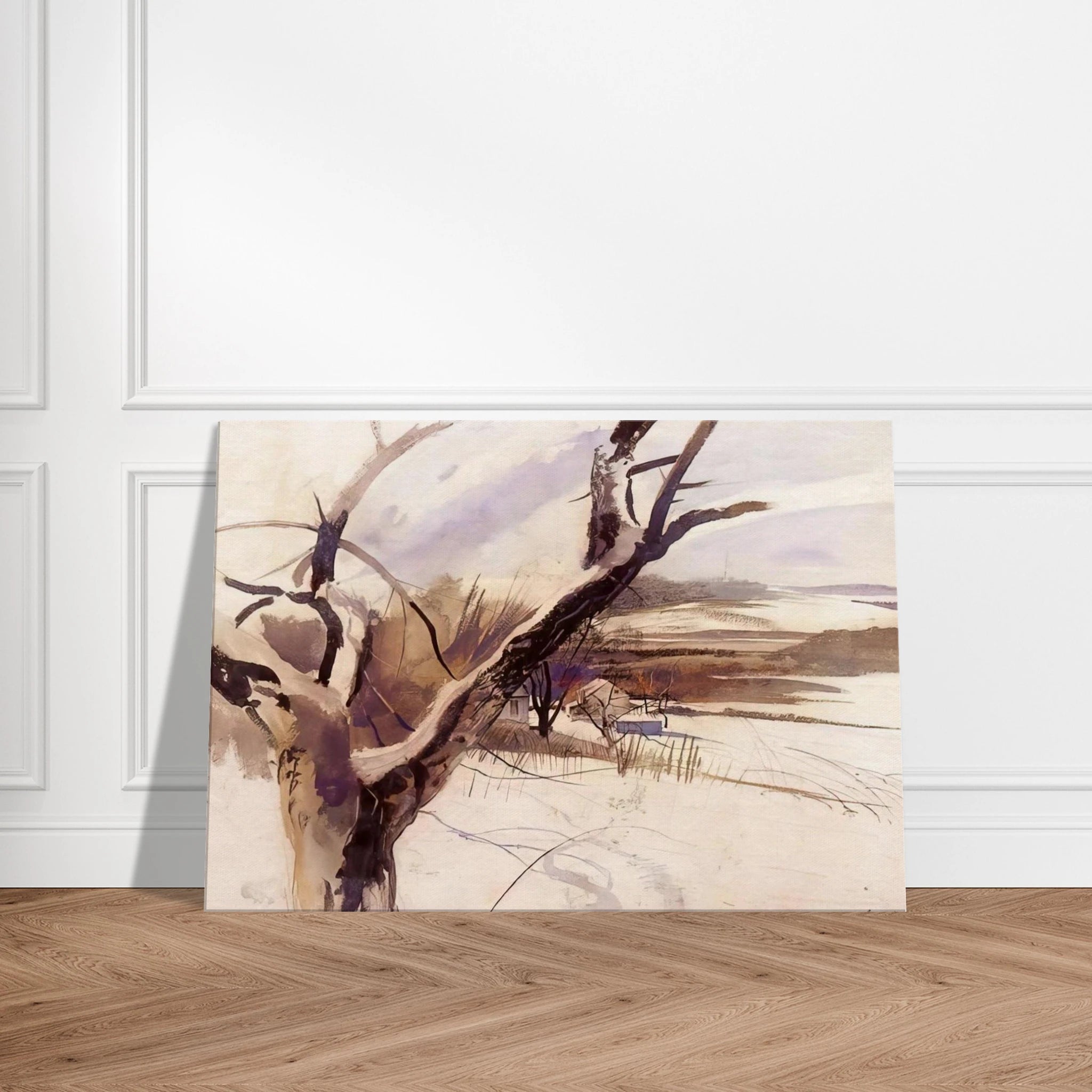 WINTER FARM SCENE Canvas | Andrew Wyeth Canvas | Andrew Wyeth Prints