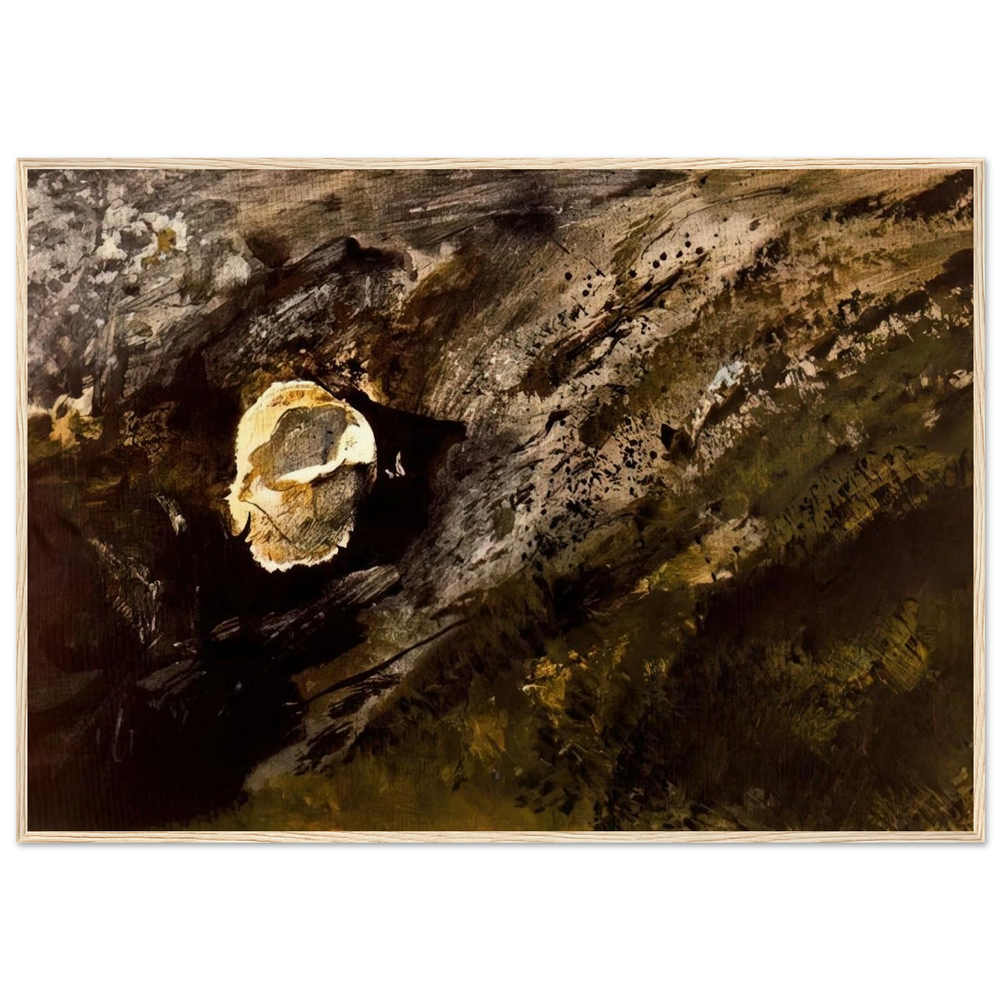 INLAND SHELL Framed Poster | Andrew Wyeth Framed Prints Wall Art | Andrew Wyeth Prints