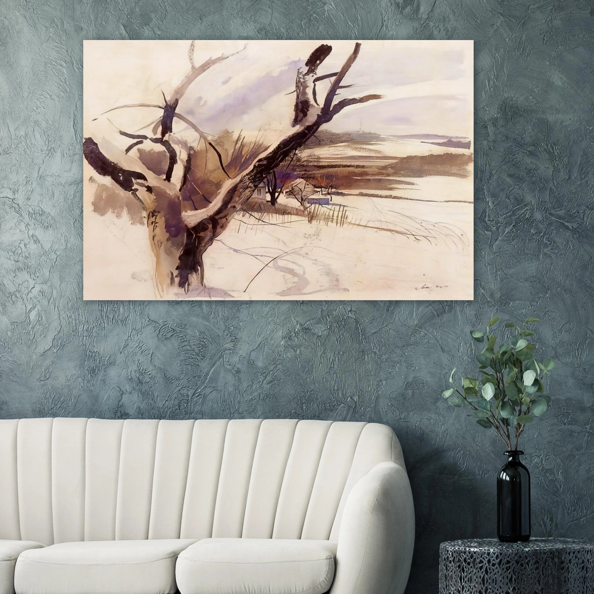 WINTER FARM SCENE Poster | Andrew Wyeth Poster | Andrew Wyeth Prints
